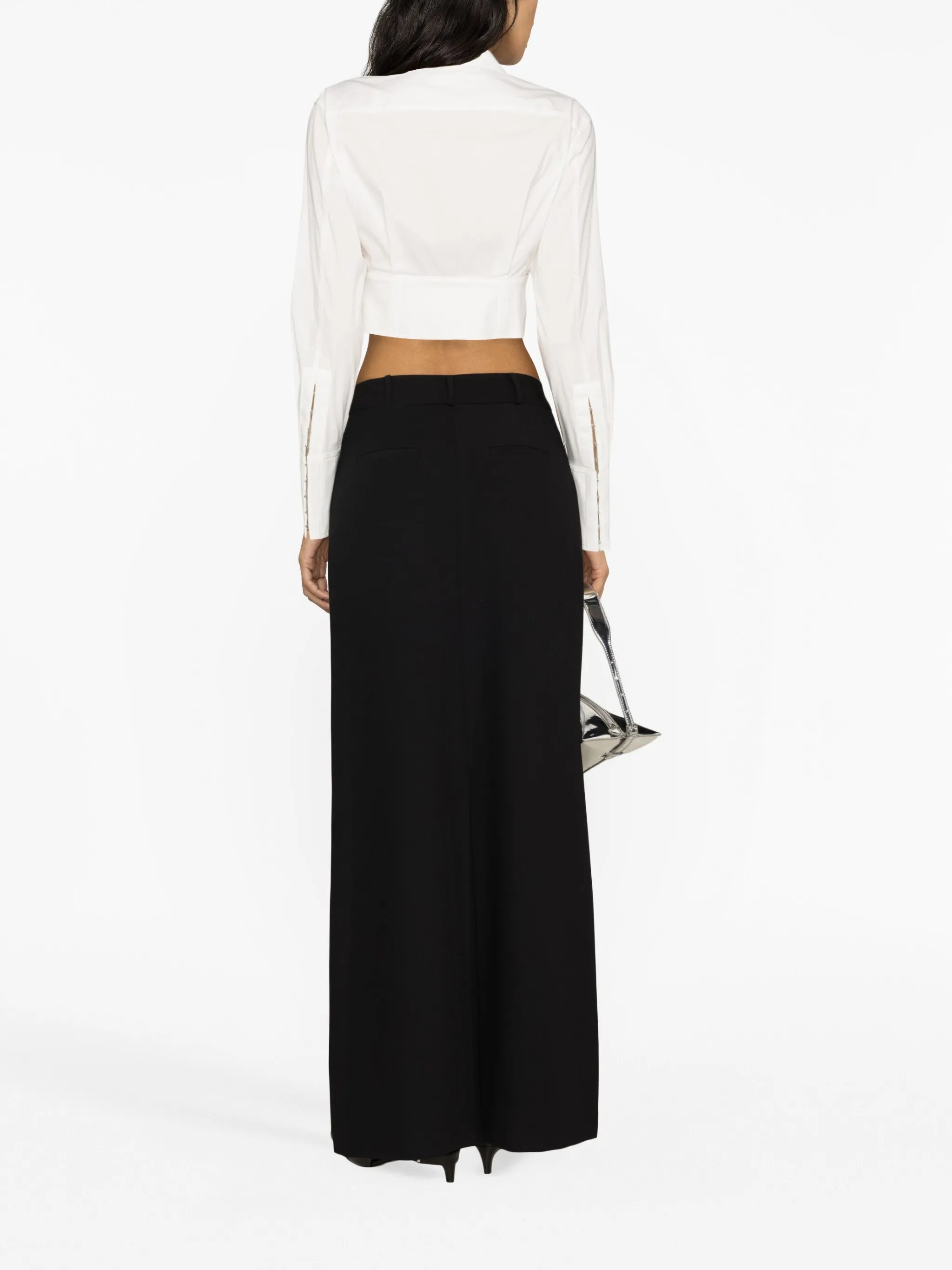 cropped corset shirt
