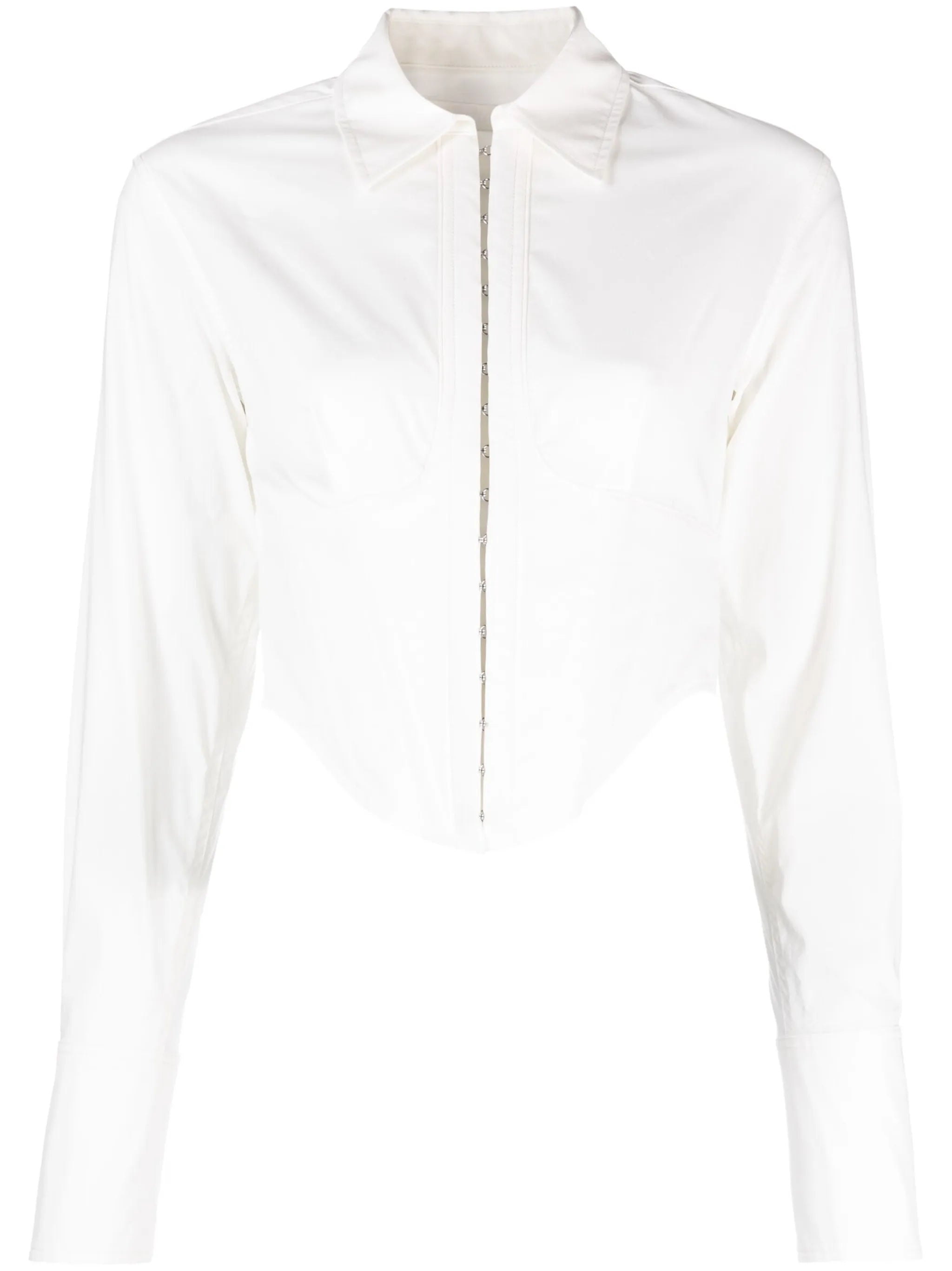 cropped corset shirt