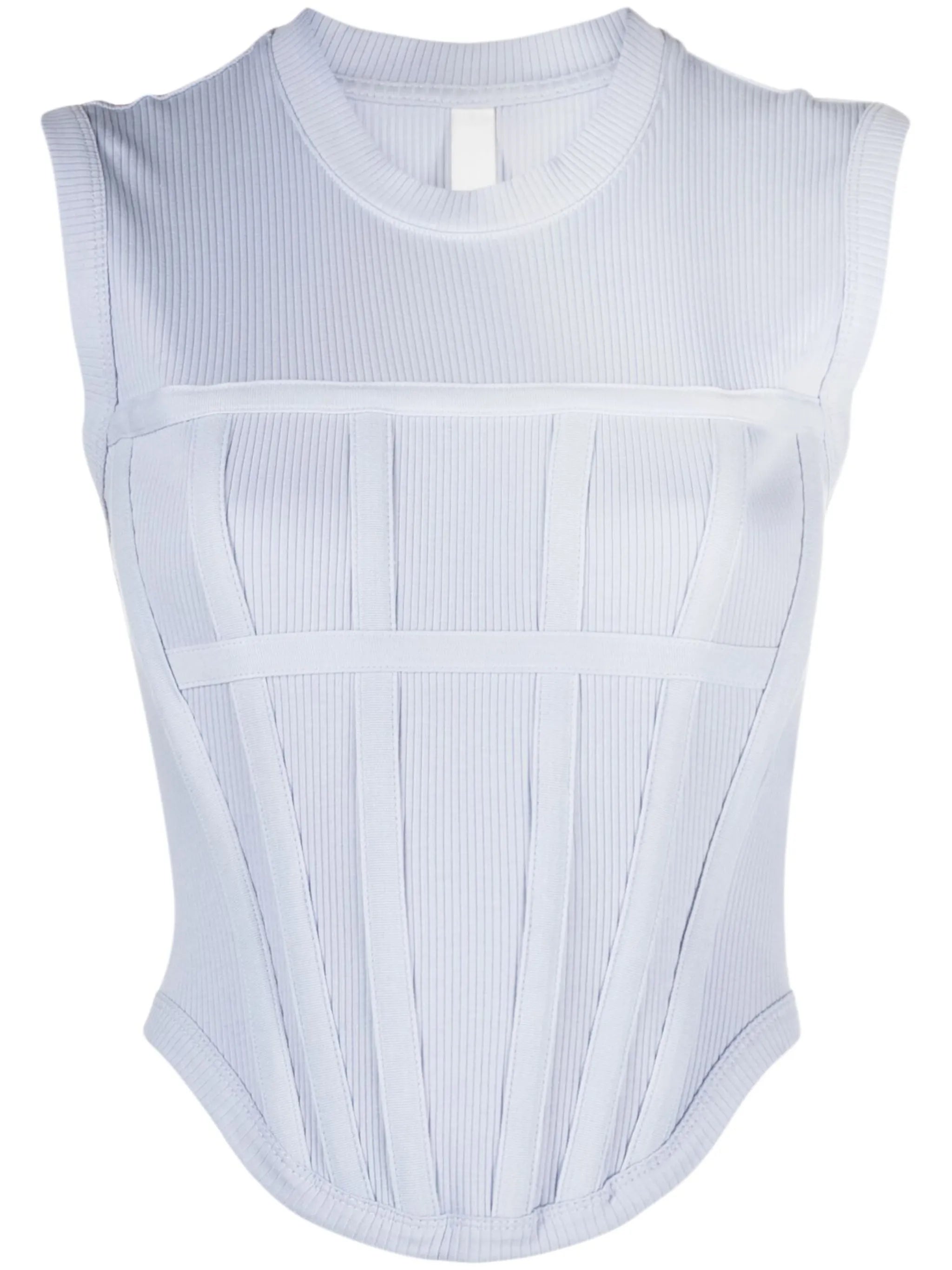 ribbed corset top