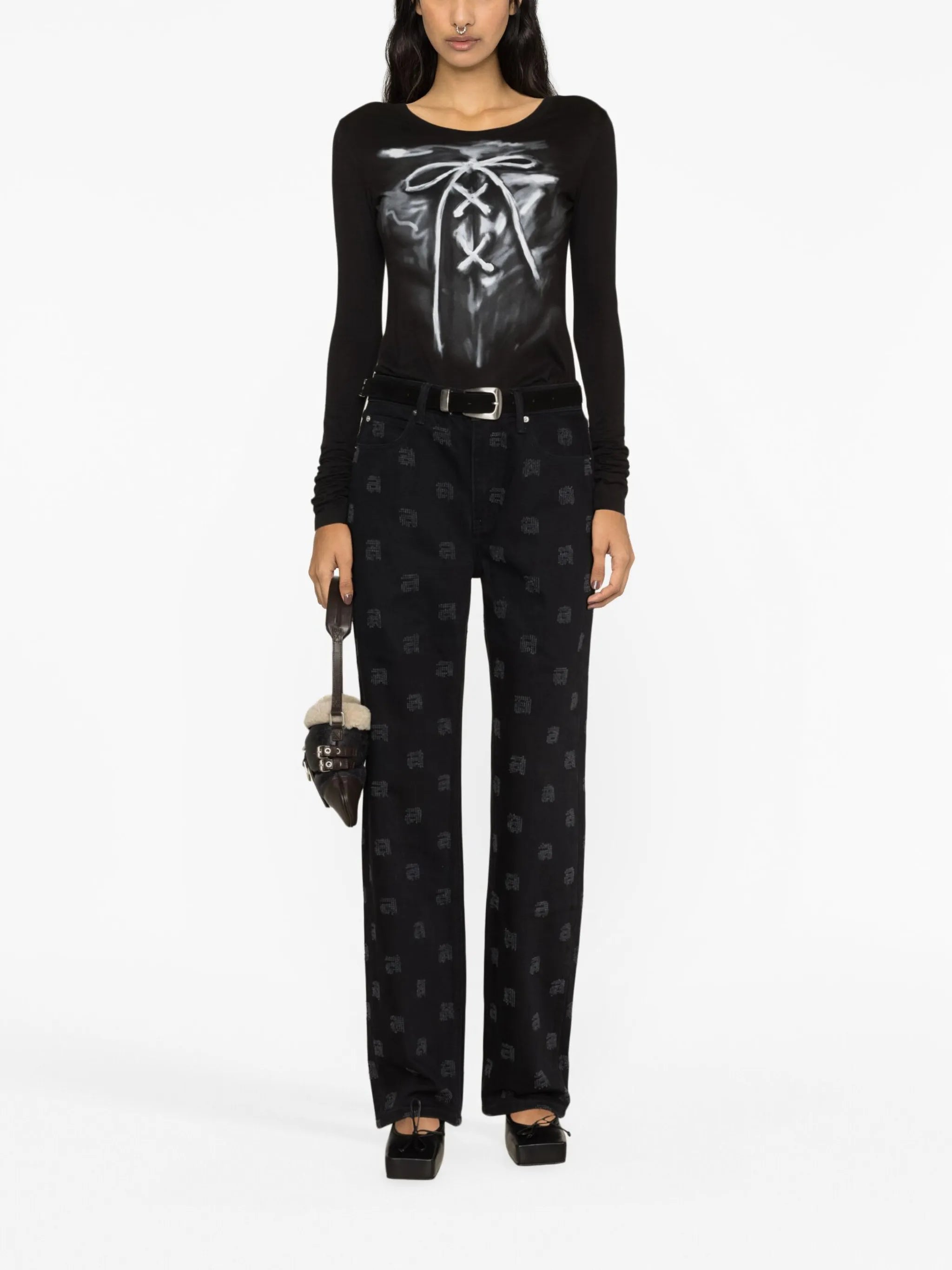 Ez mid-rise straight-leg jeans
