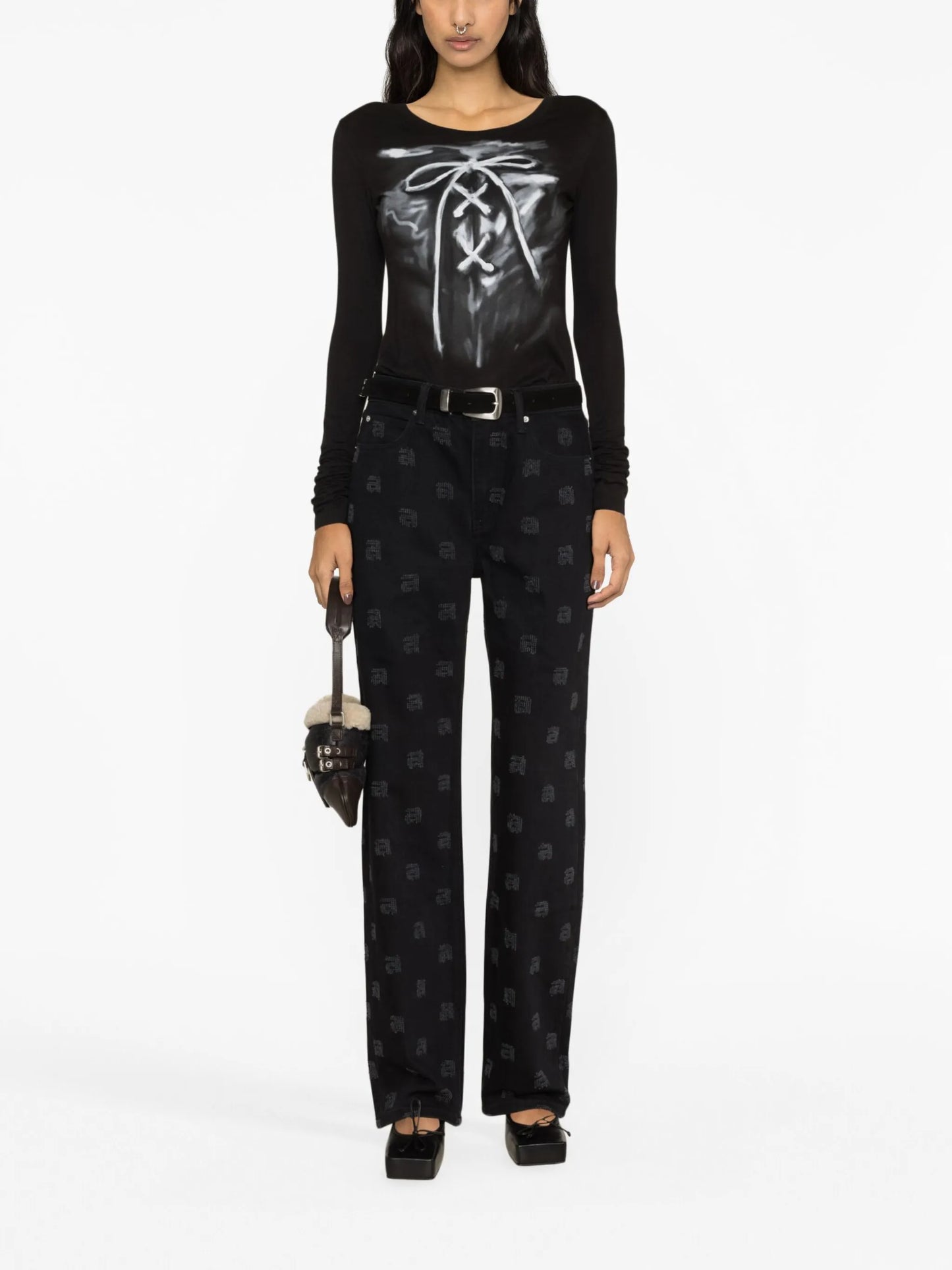 Ez mid-rise straight-leg jeans