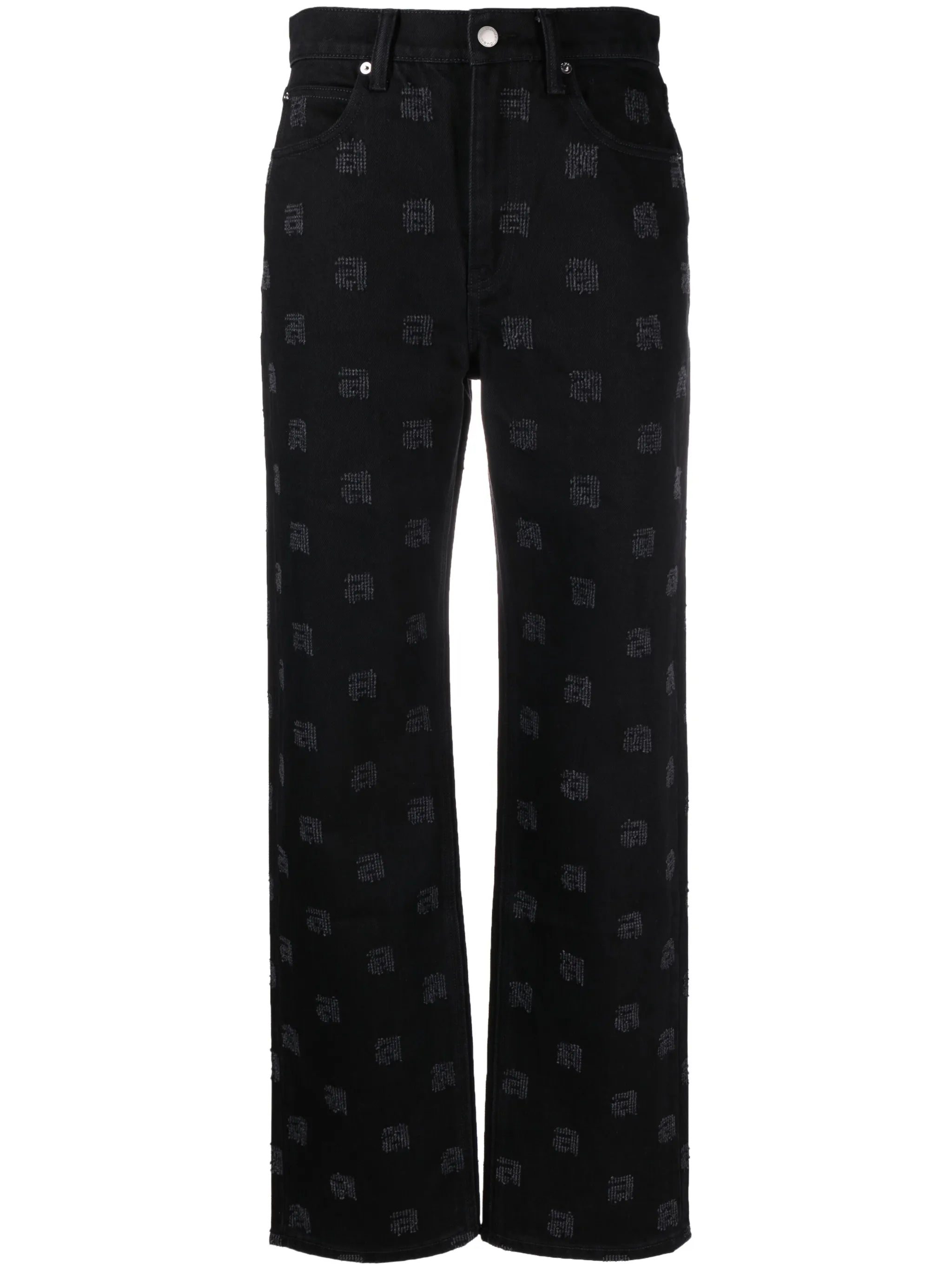 Ez mid-rise straight-leg jeans
