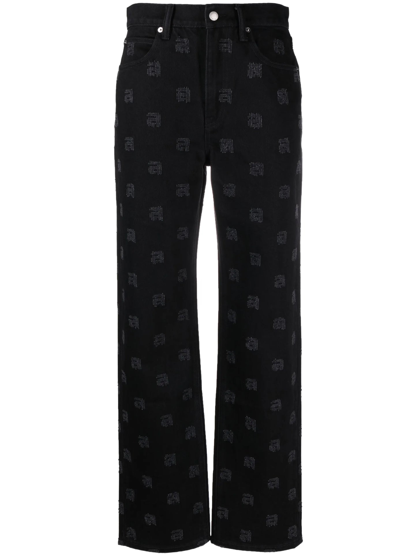 Ez mid-rise straight-leg jeans