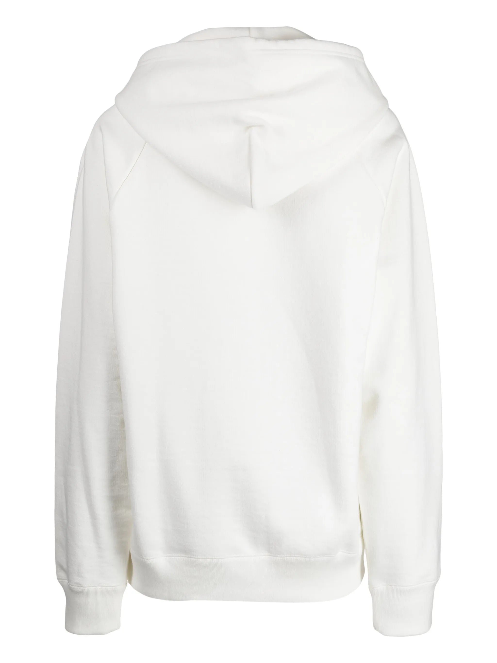 slogan-print cotton hoodie