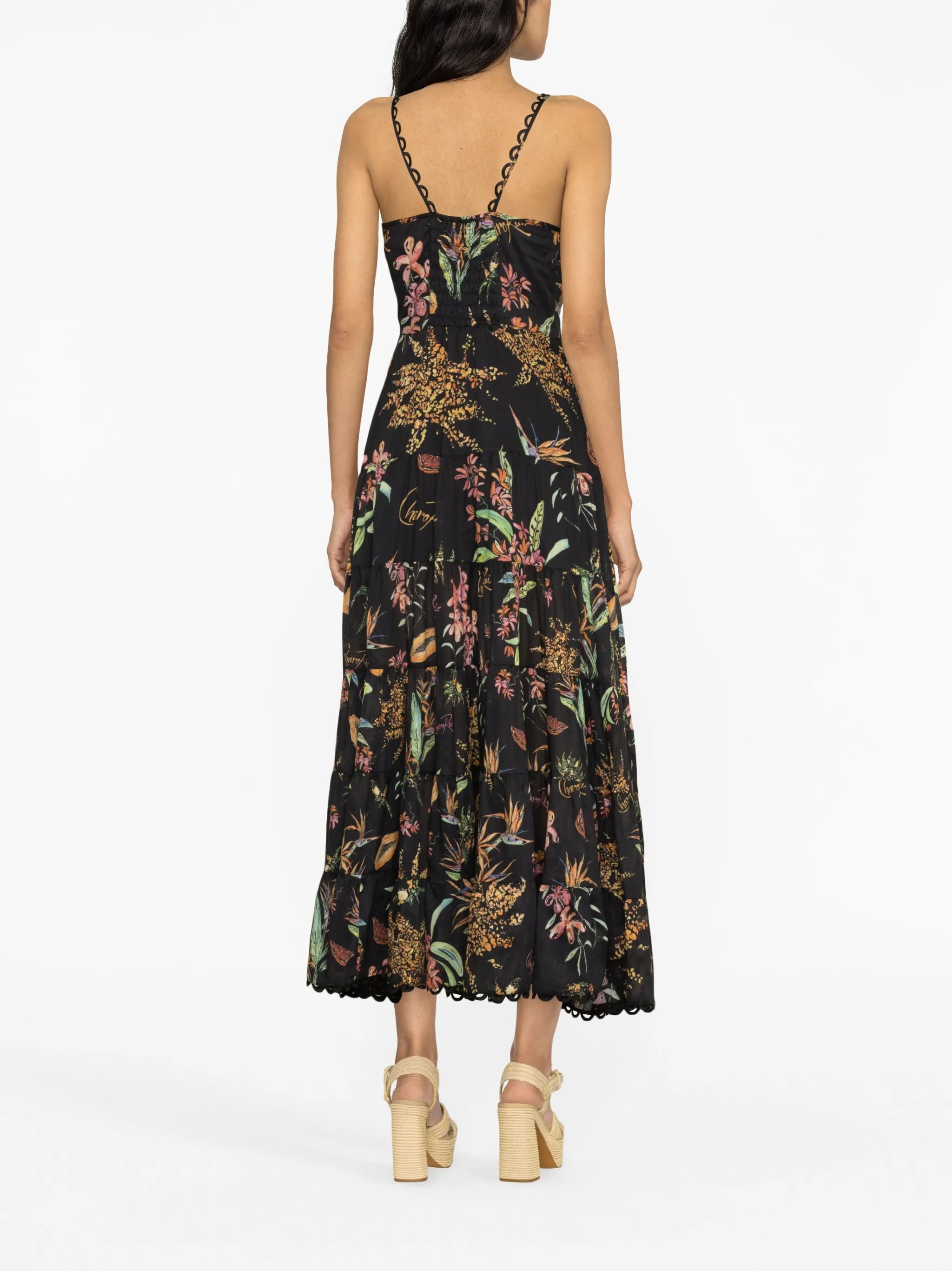Melia Fresca-print maxi dress