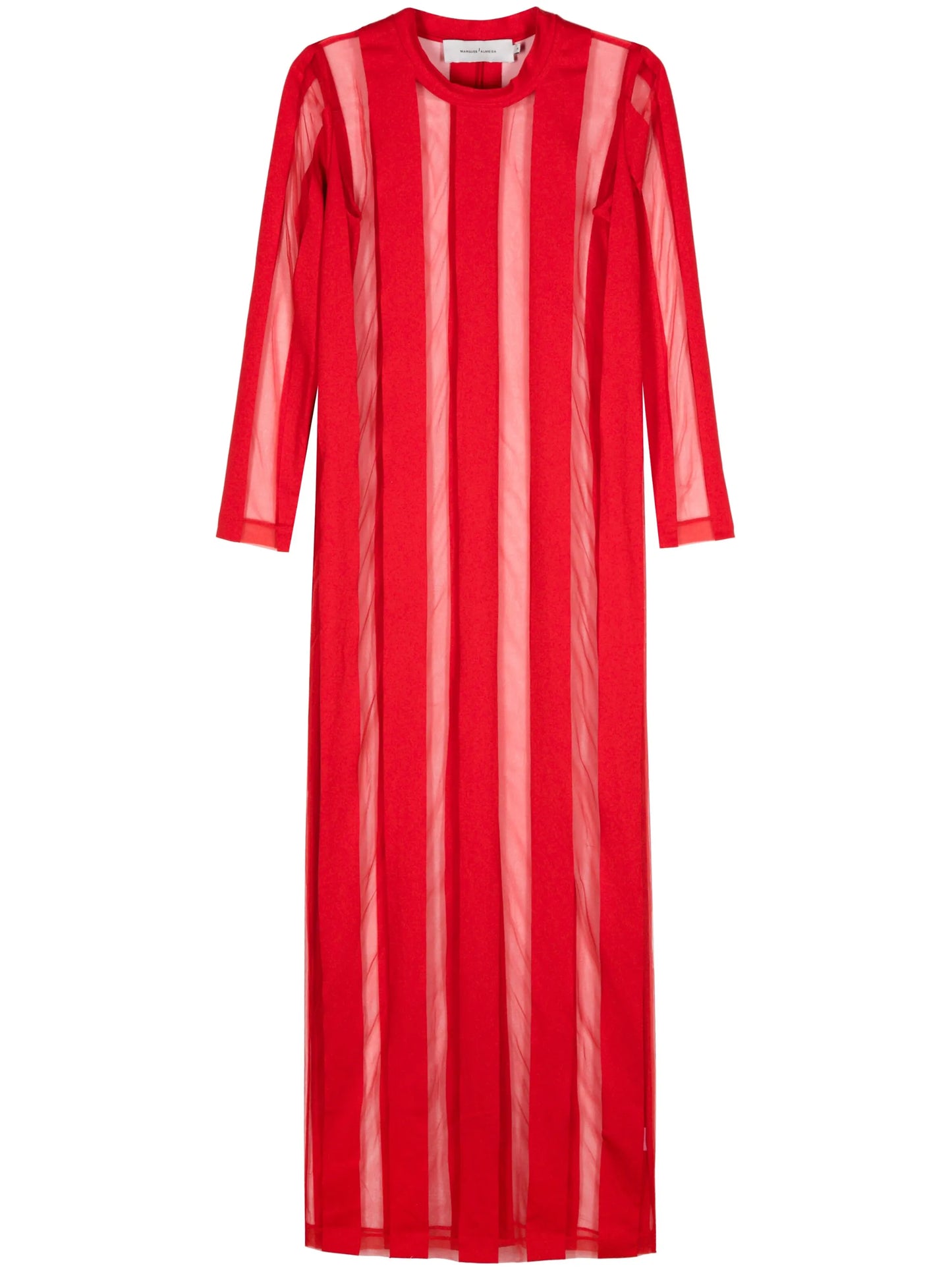 striped maxi dress