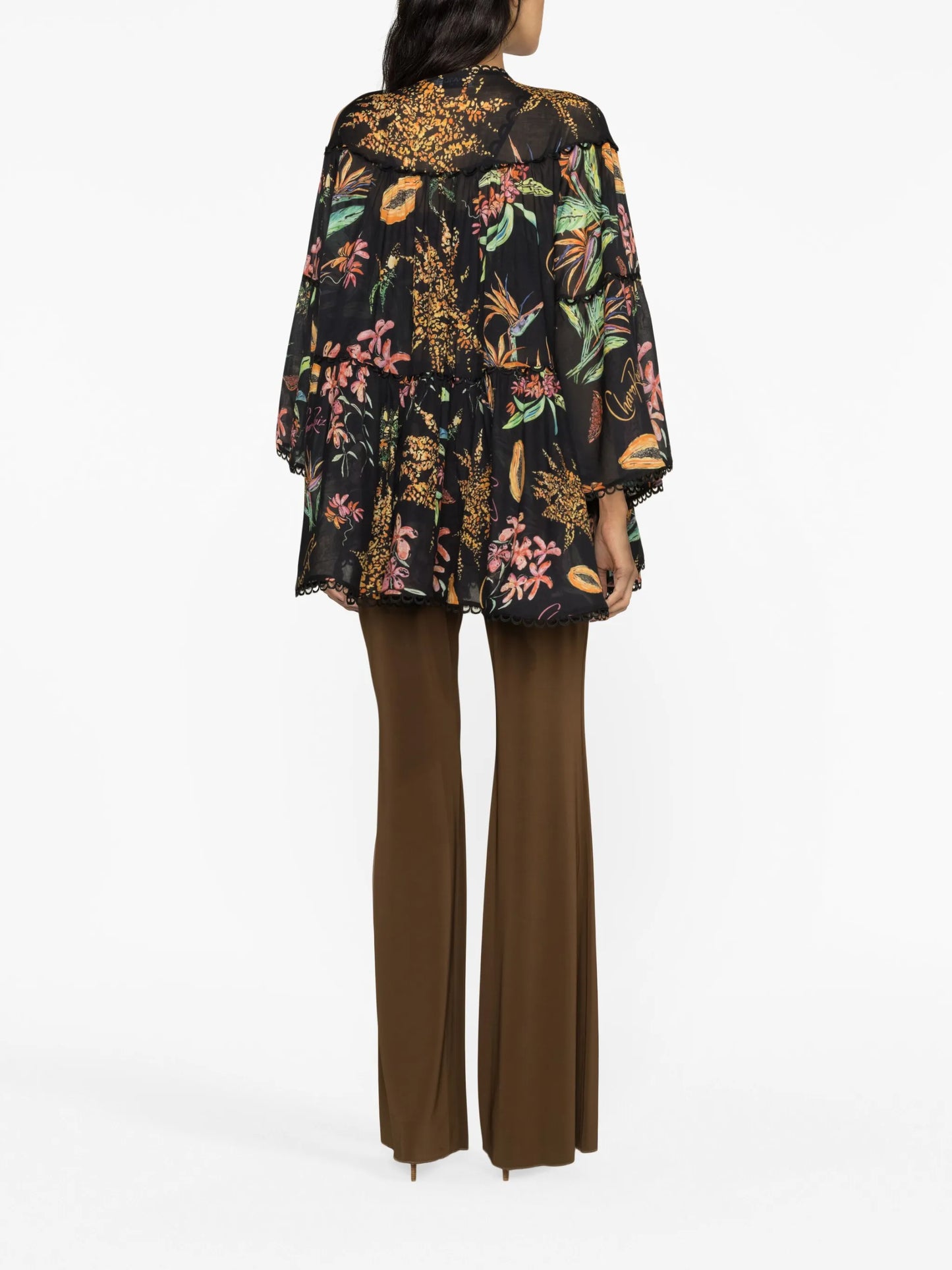 Ivet Fresca-print jacket