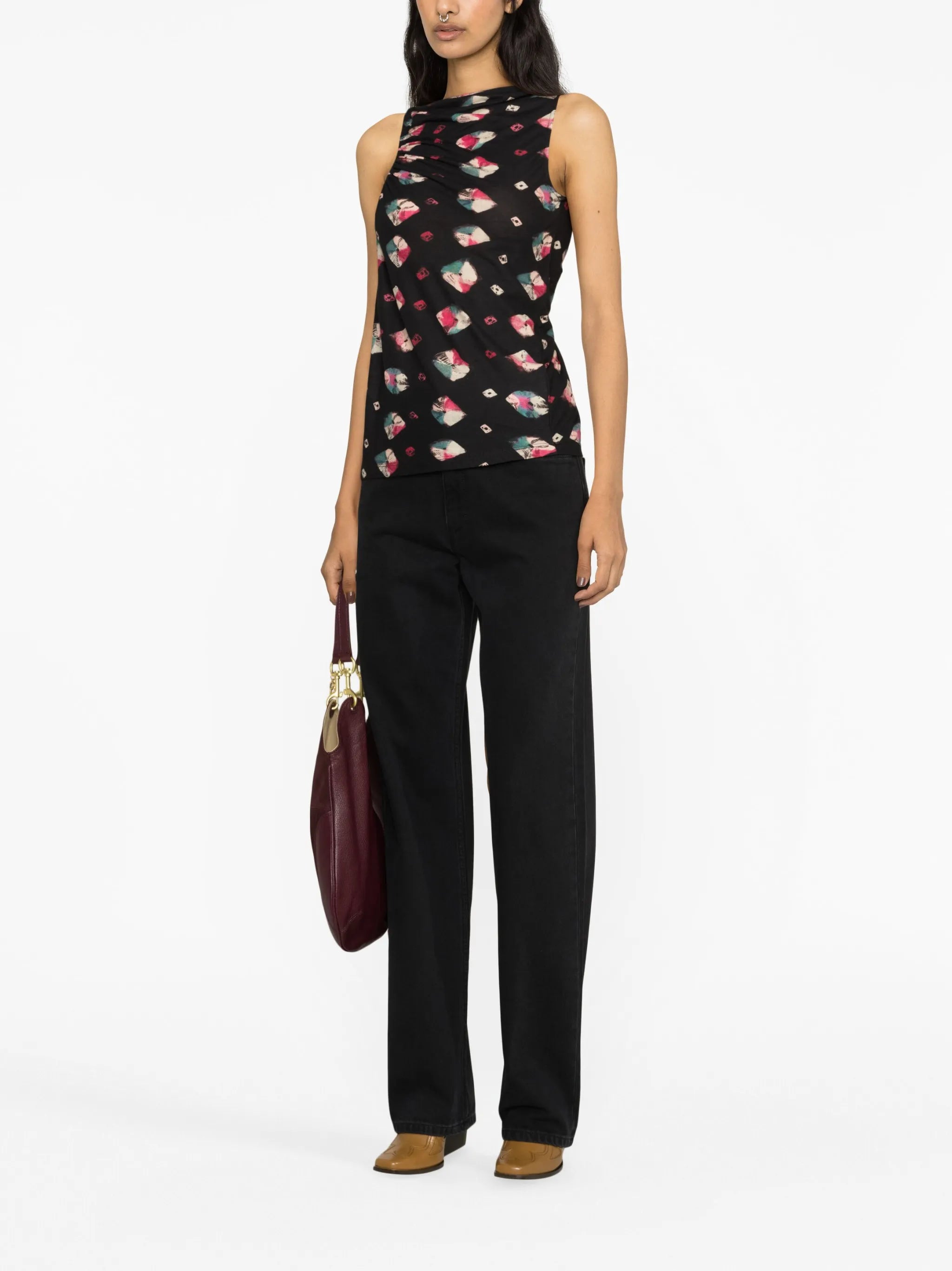 Fia graphic-print tank top