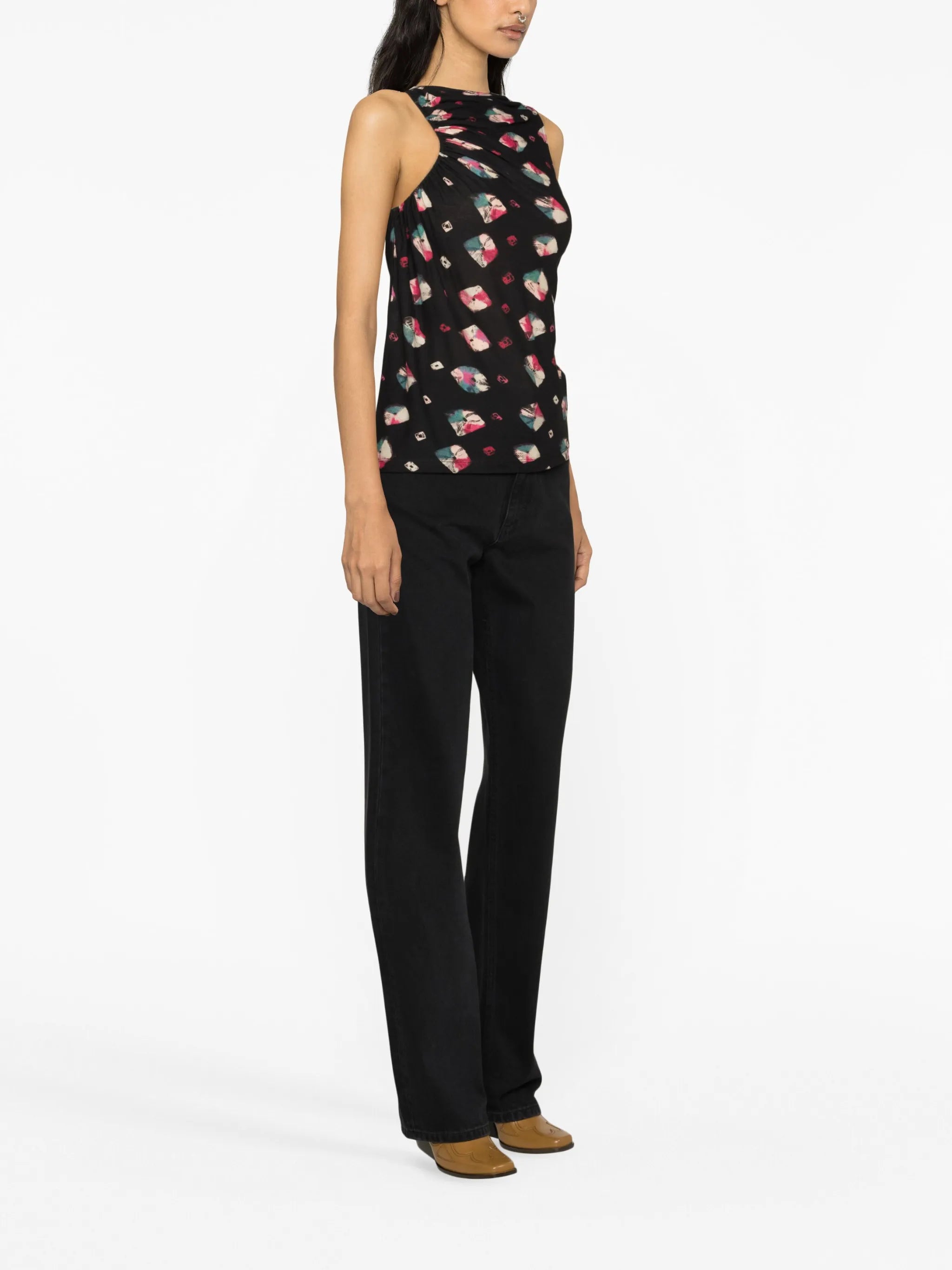 Fia graphic-print tank top