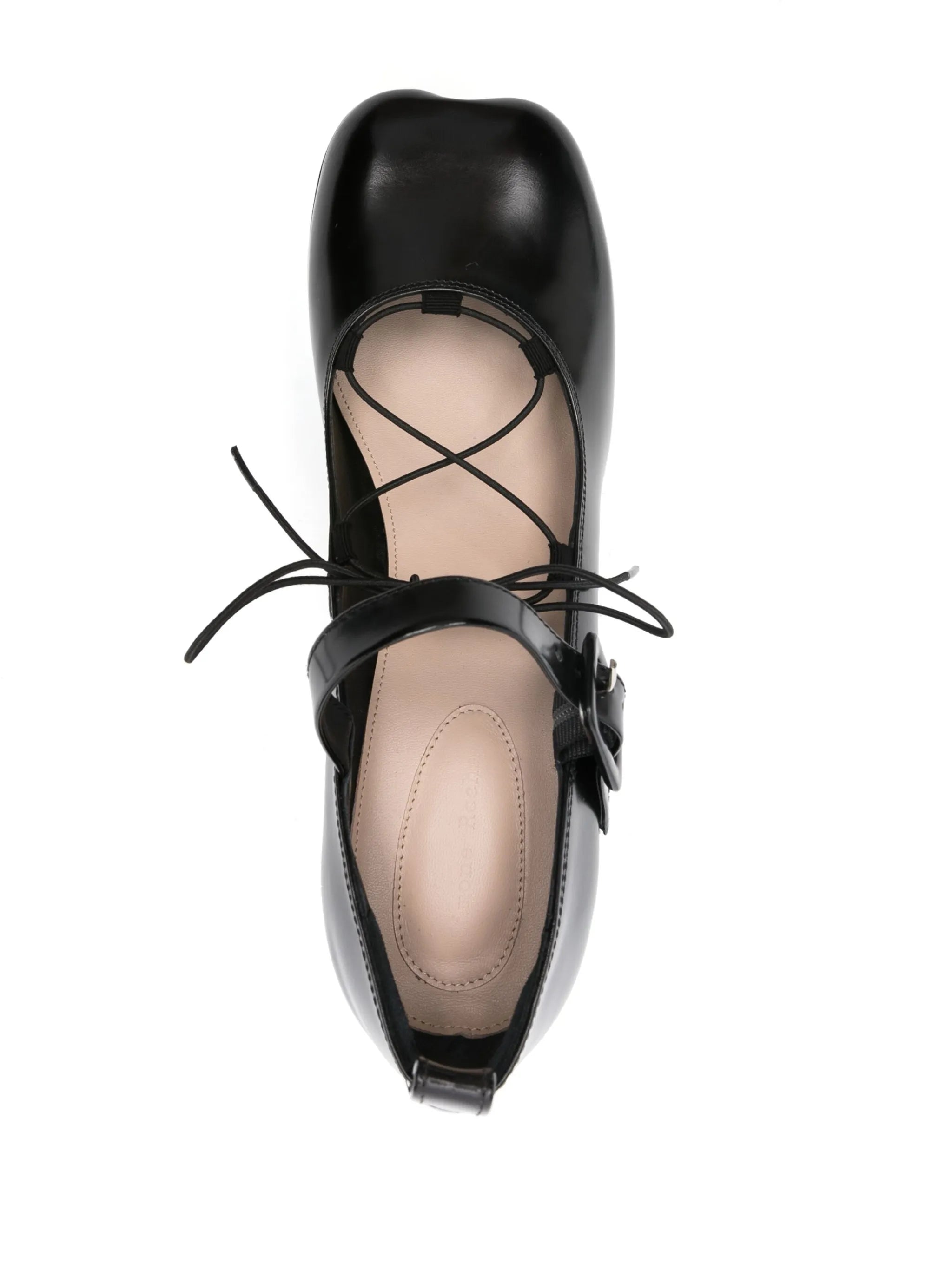 120mm heart-toe platform pumps