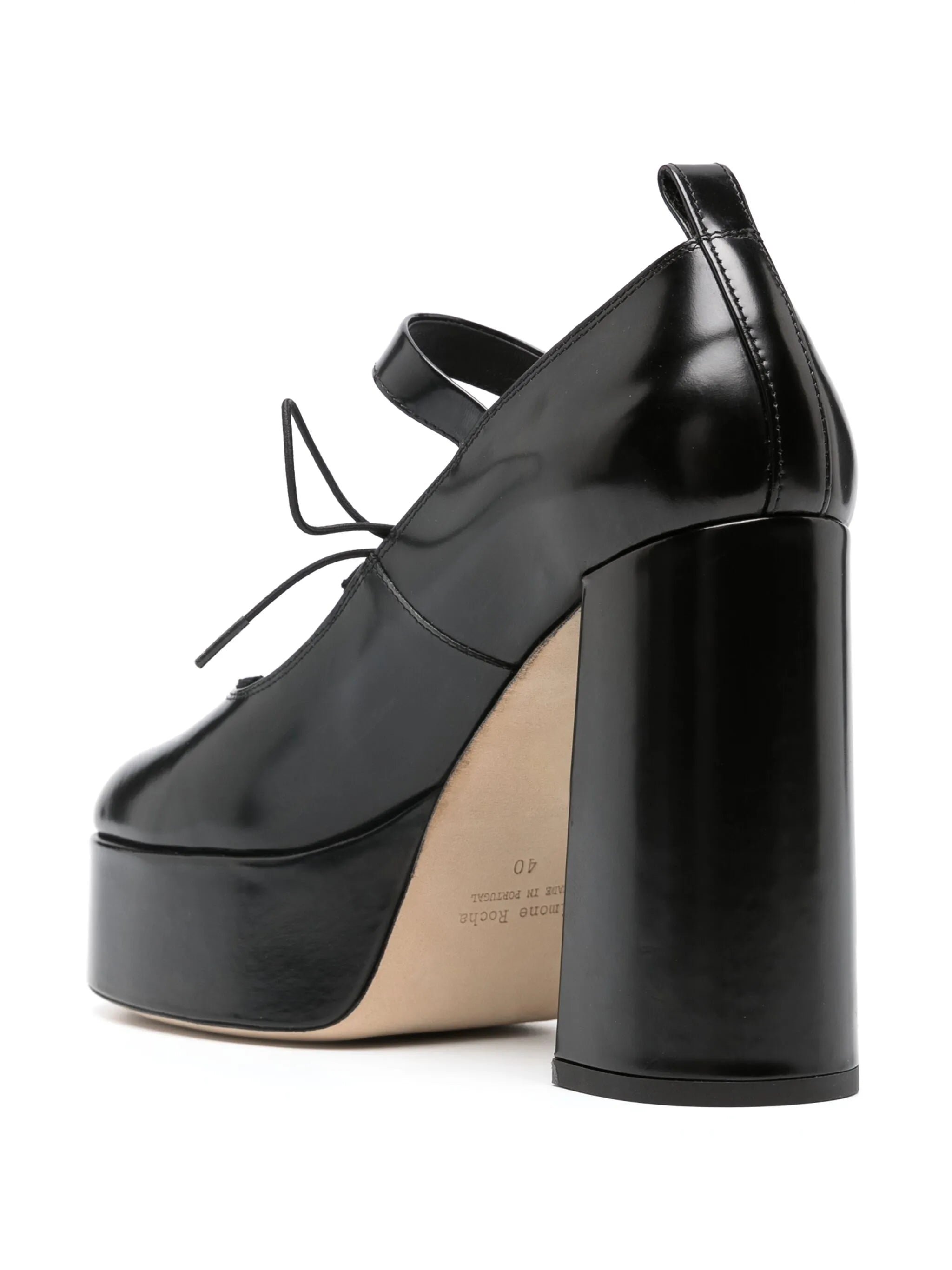 120mm heart-toe platform pumps