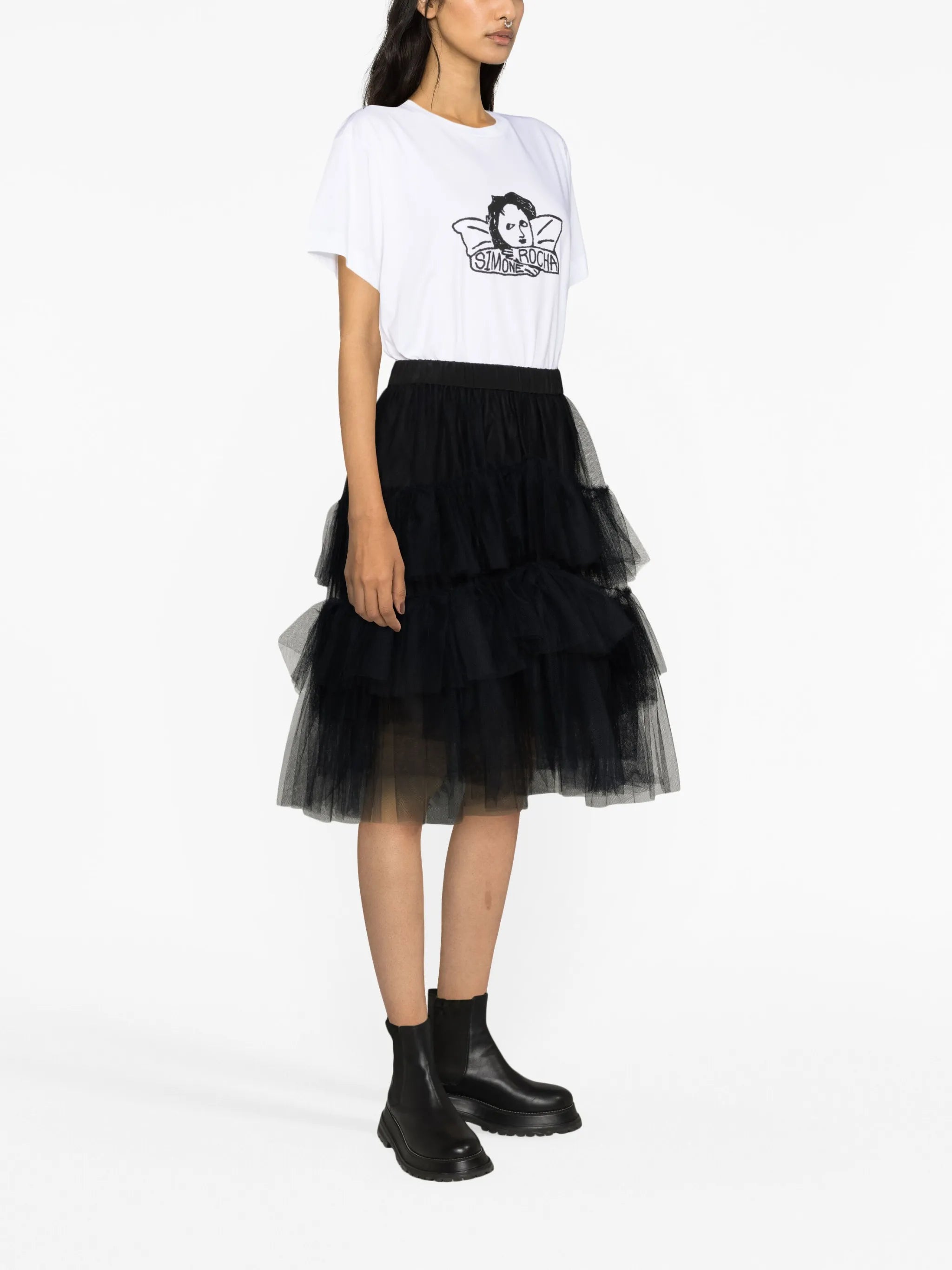logo-print cotton T-shirt