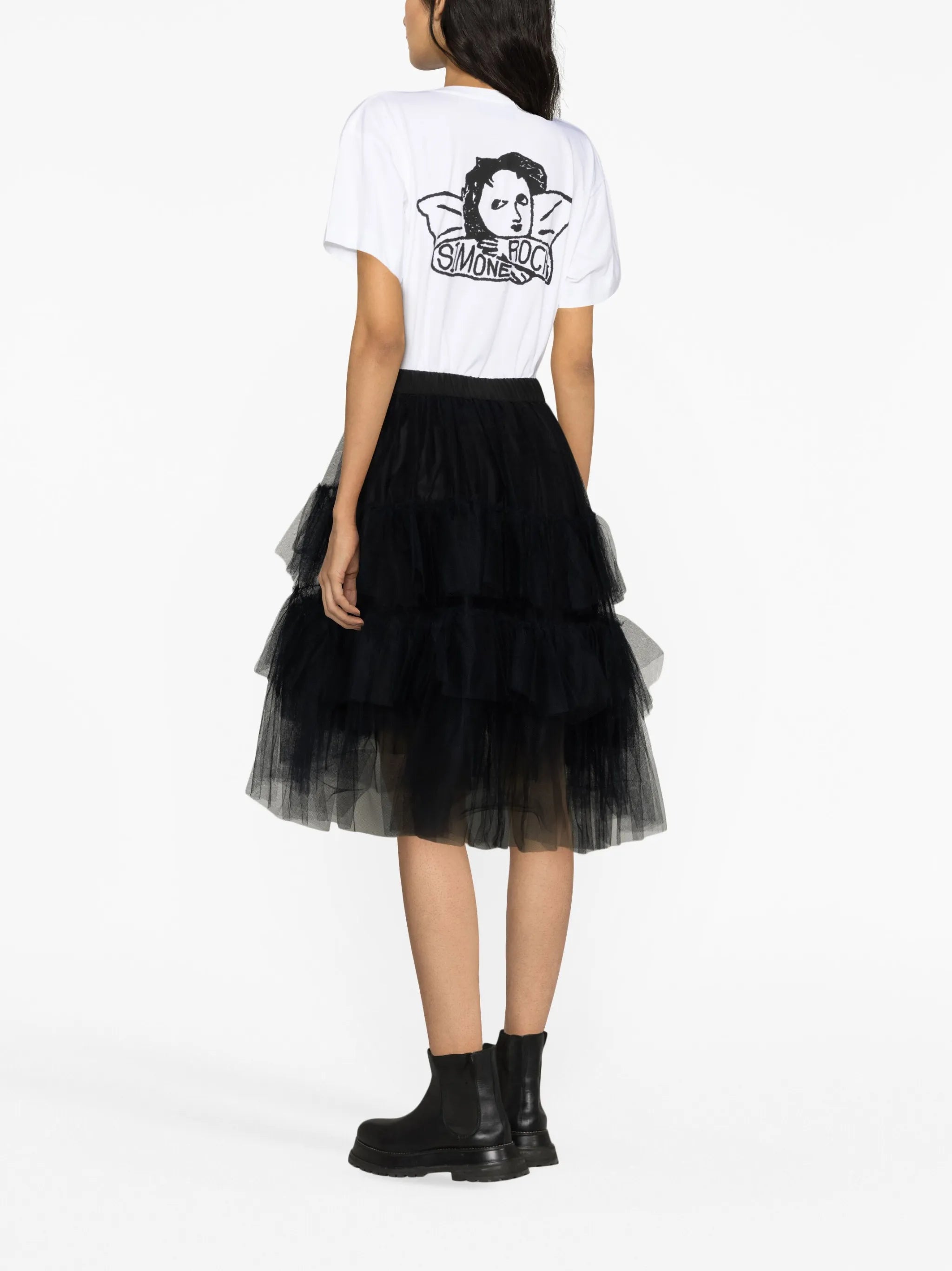 logo-print cotton T-shirt