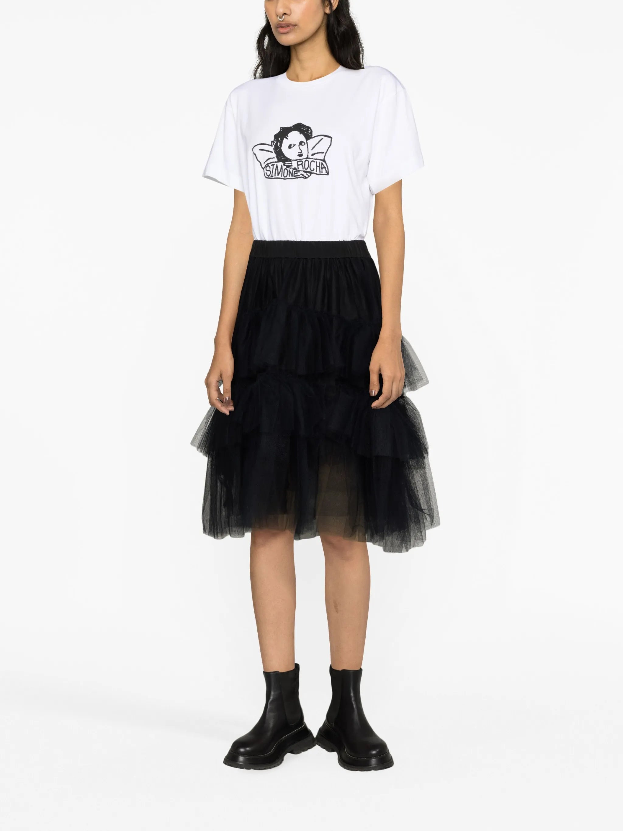 logo-print cotton T-shirt
