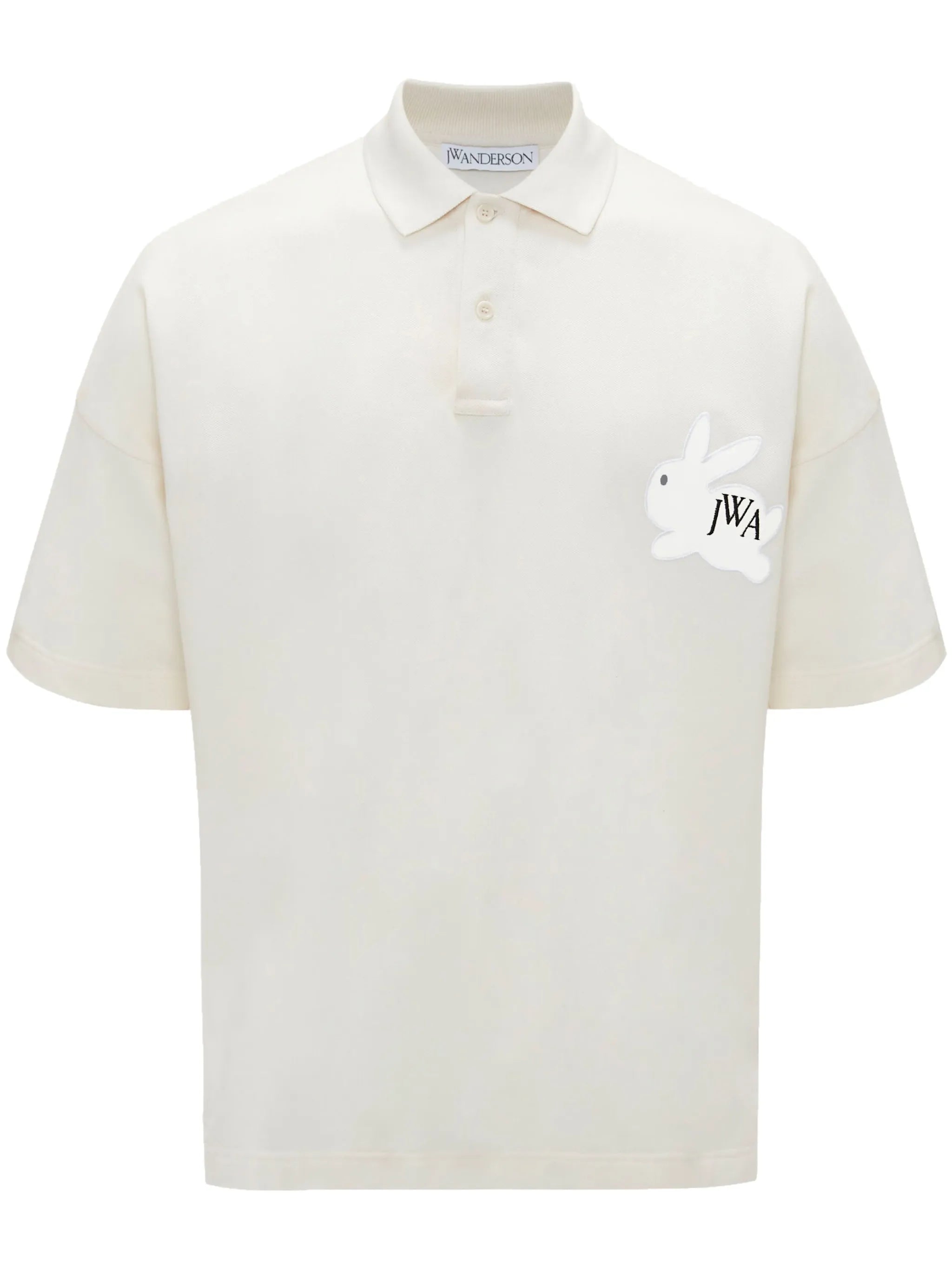 logo-embroidered bunny polo shirt