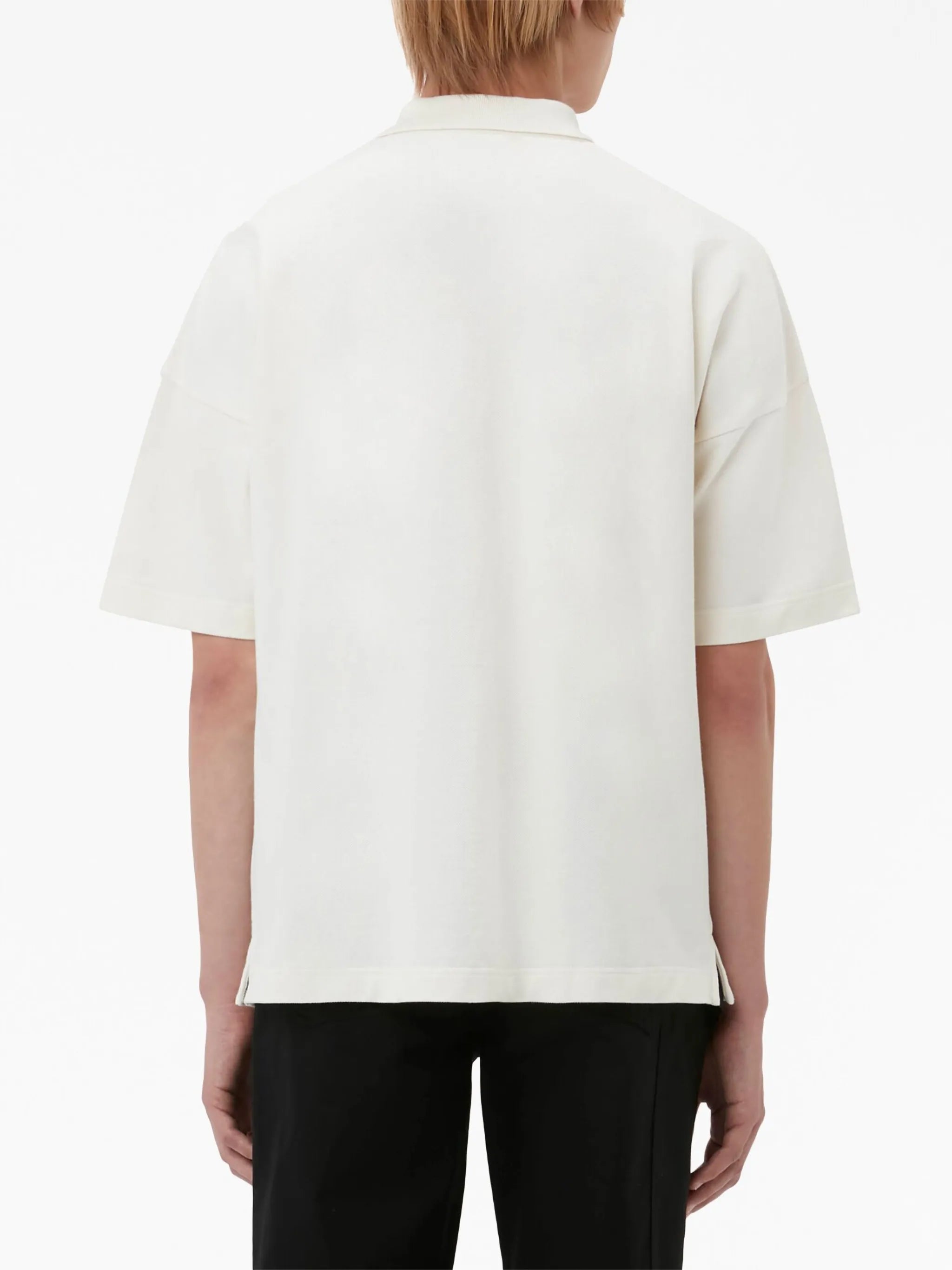 logo-embroidered bunny polo shirt