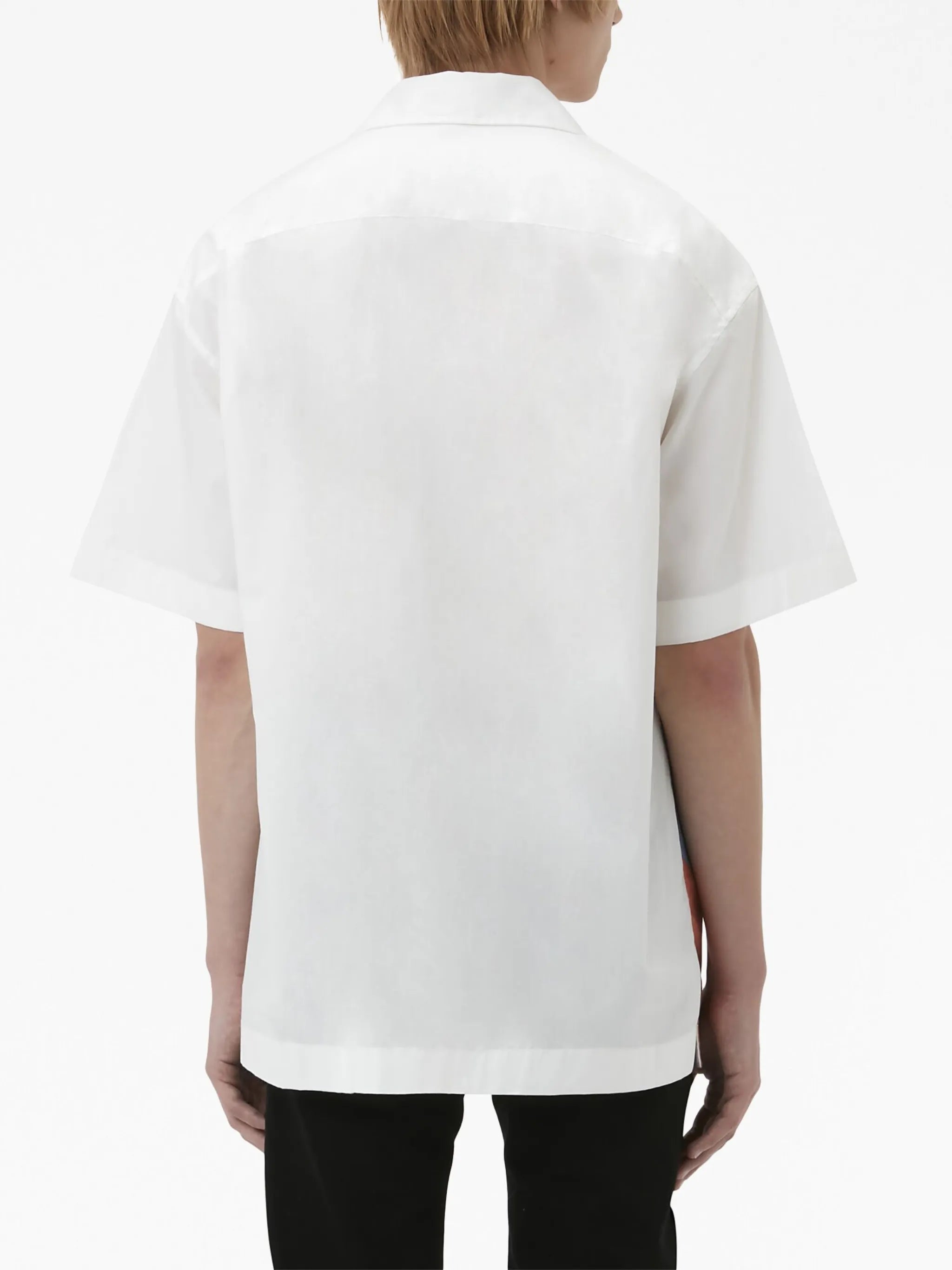 photograph-print short-sleeve shirt