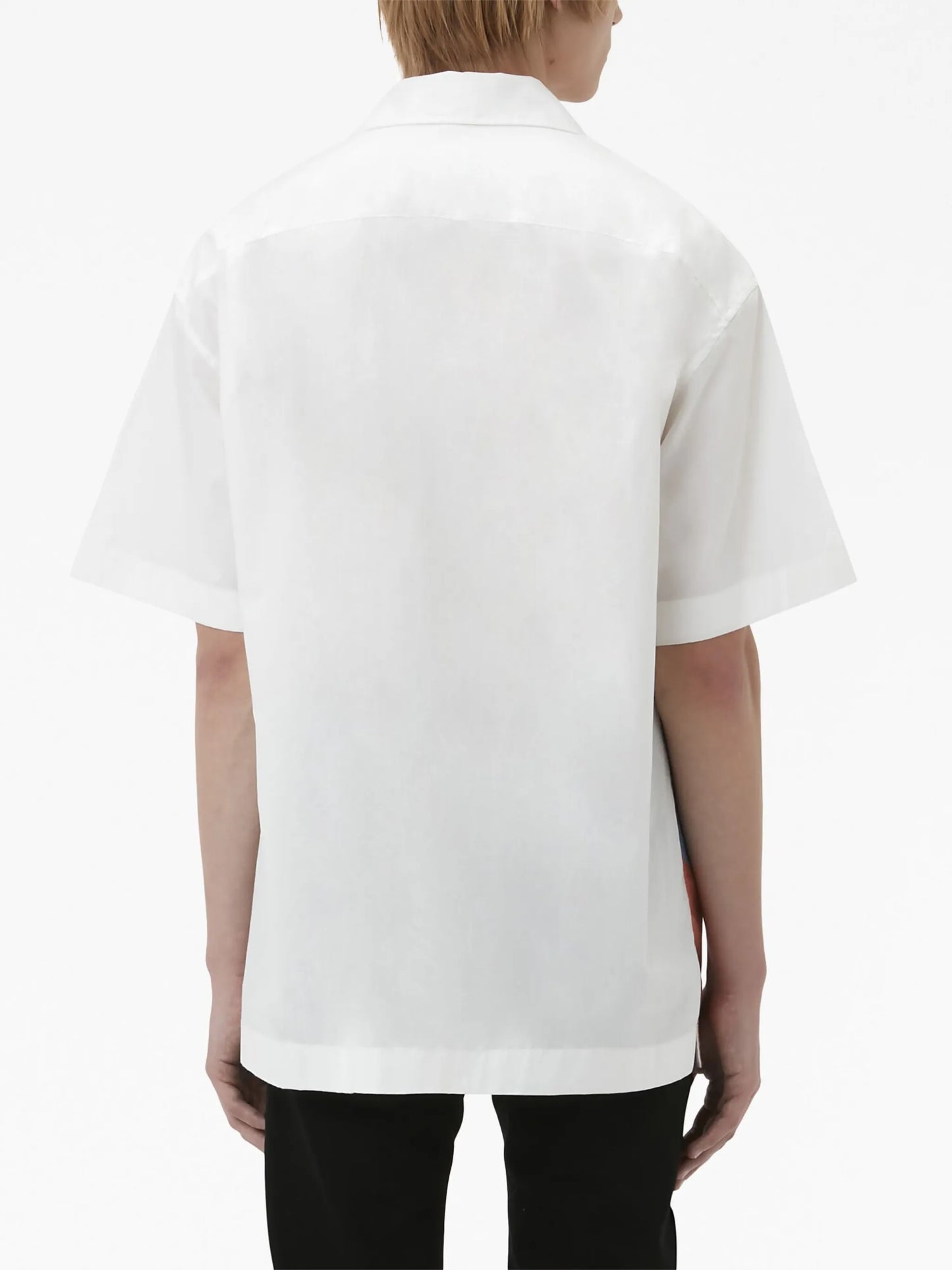 photograph-print short-sleeve shirt