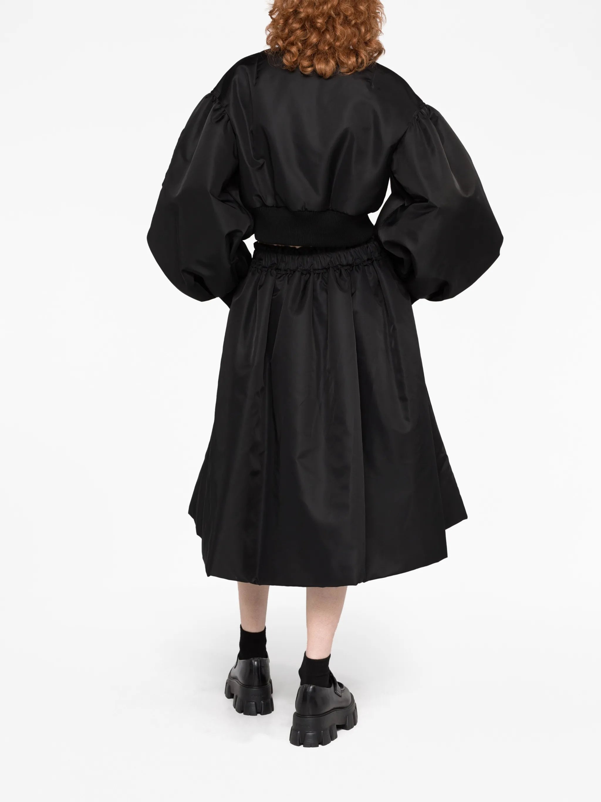 flared midi skirt