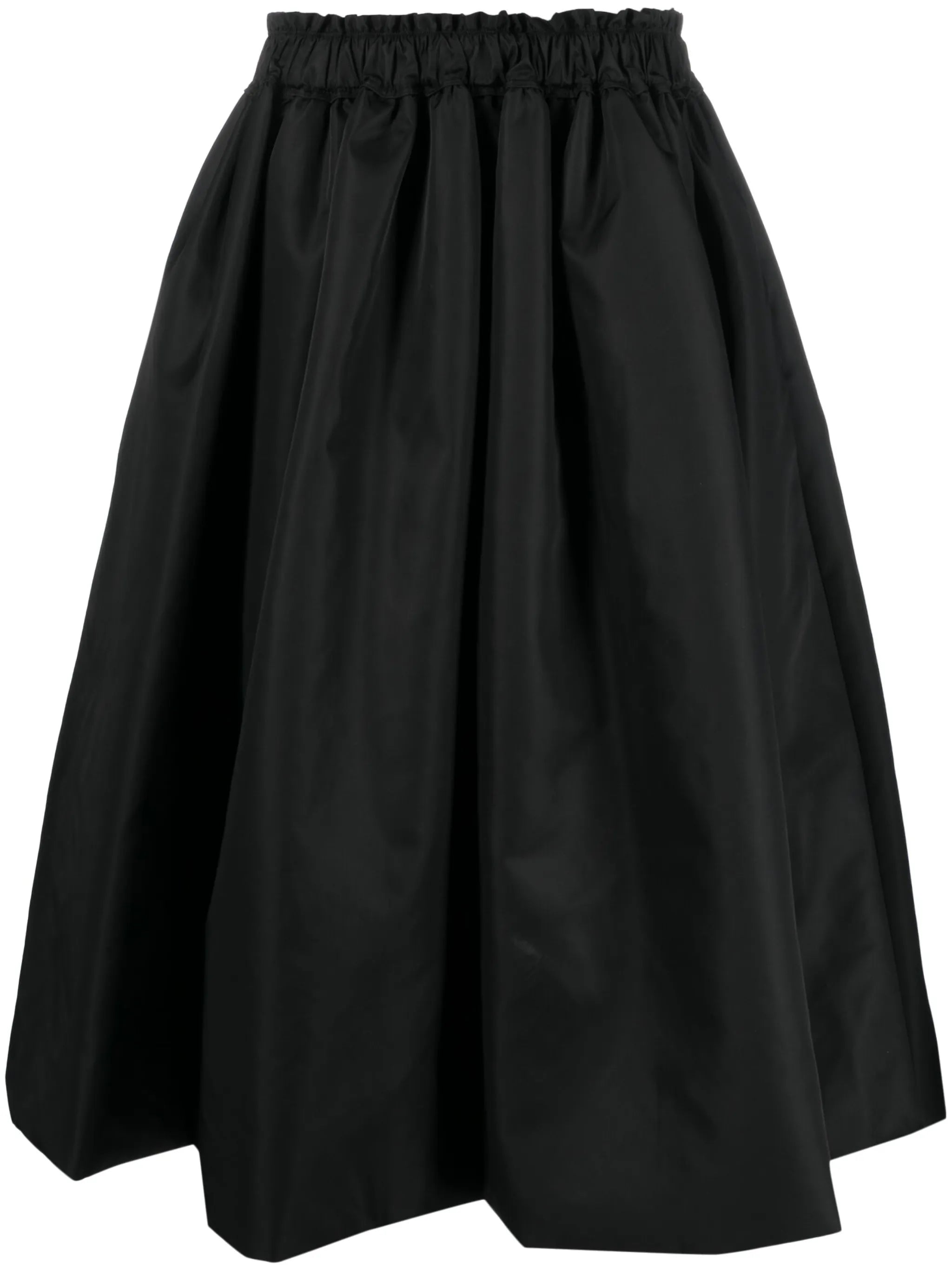 flared midi skirt