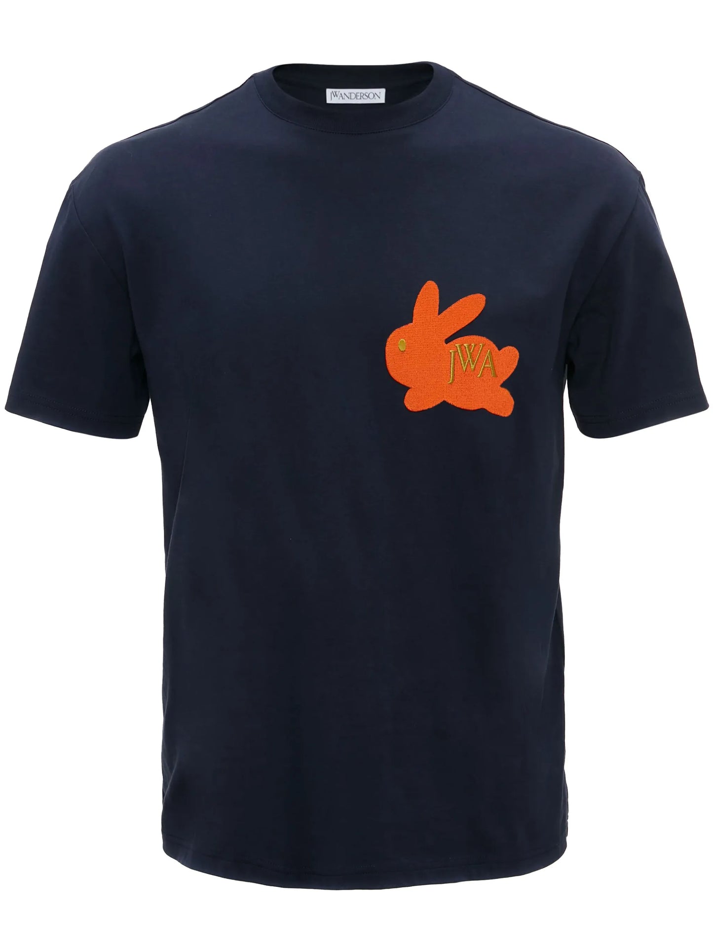 logo-embroidered cotton T-shirt
