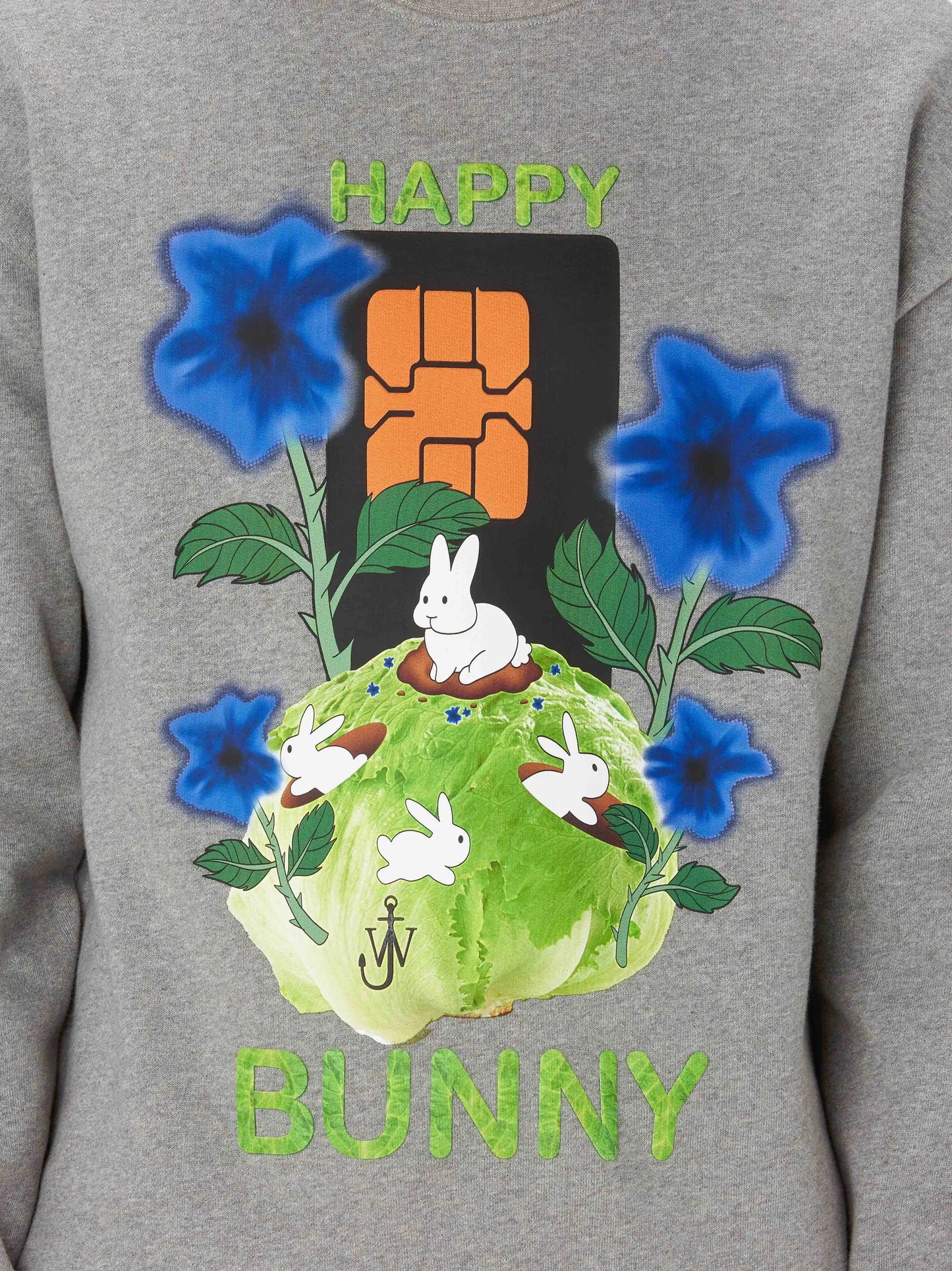 graphic-print cotton sweatshirt