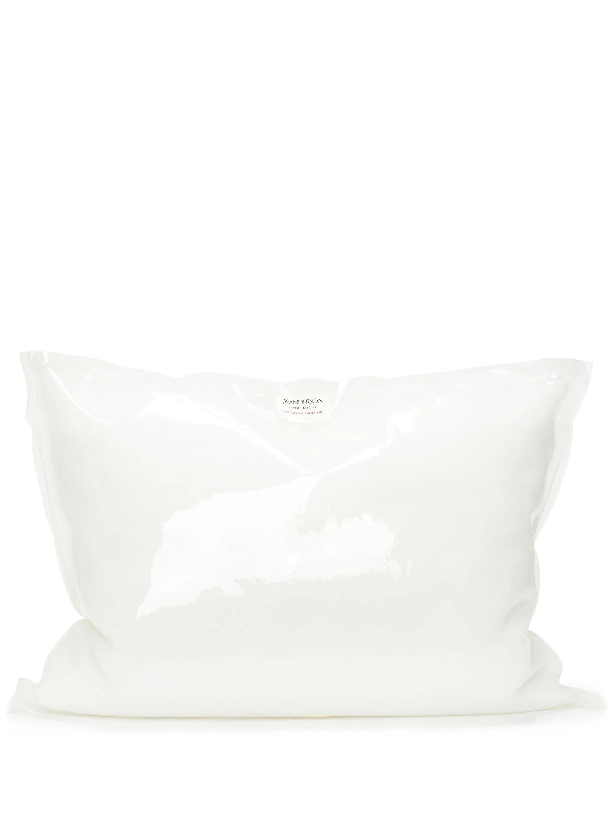 large abstract-print cushion clutch