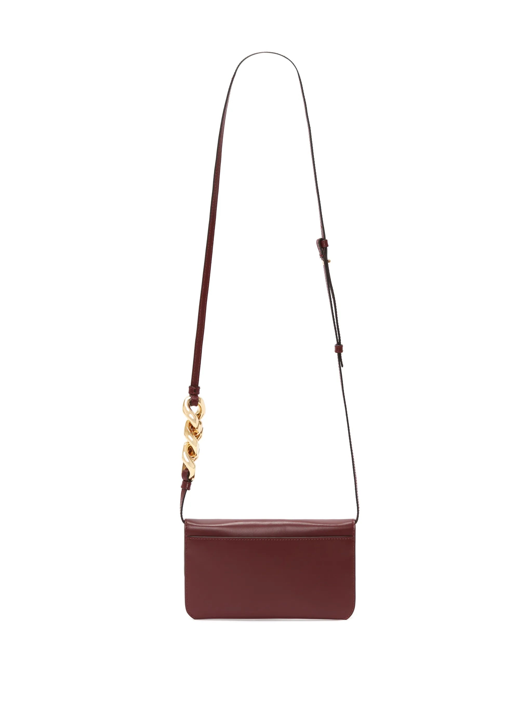 chain-detail pouch crossbody bag