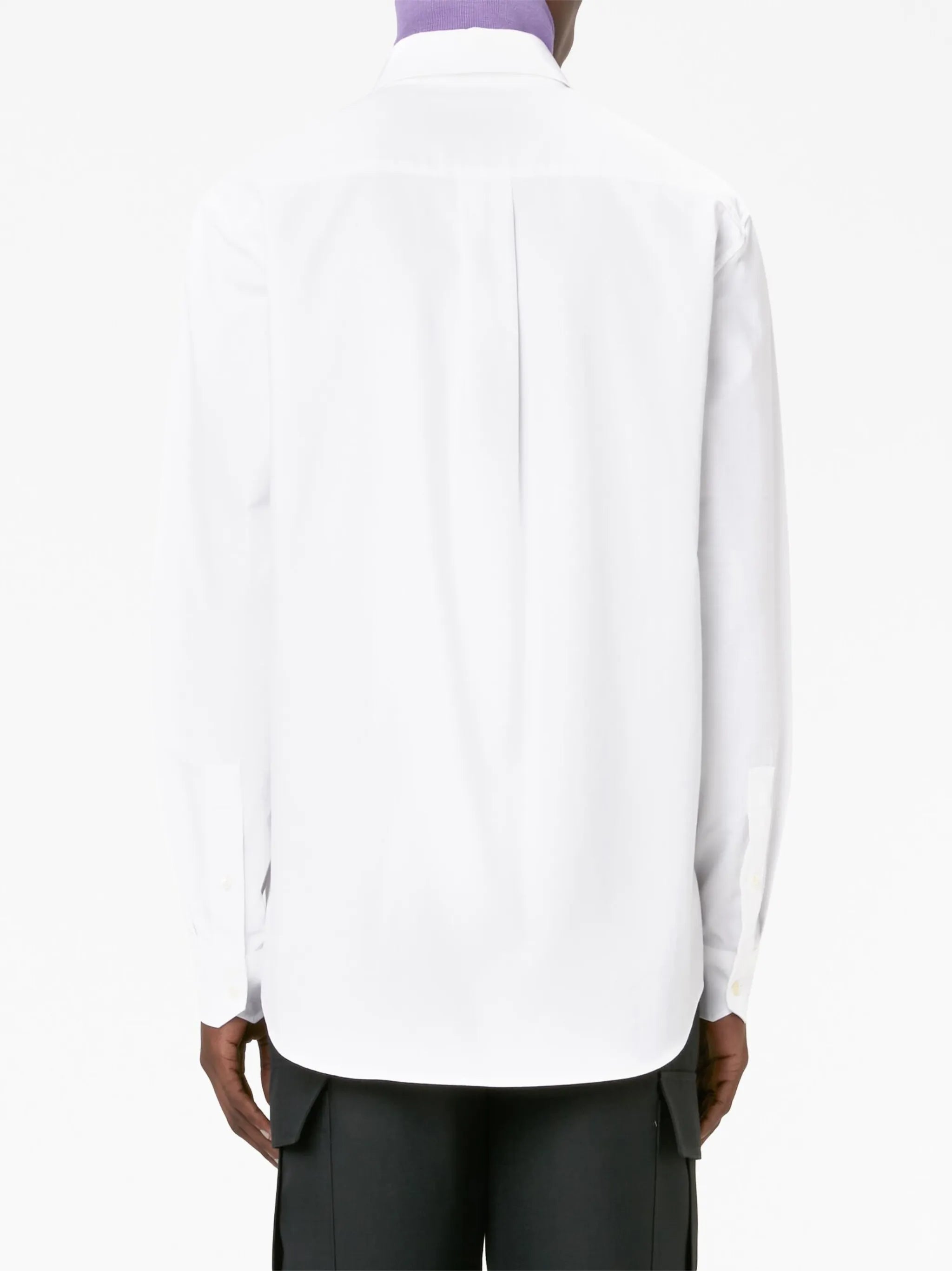 button-up cotton shirt