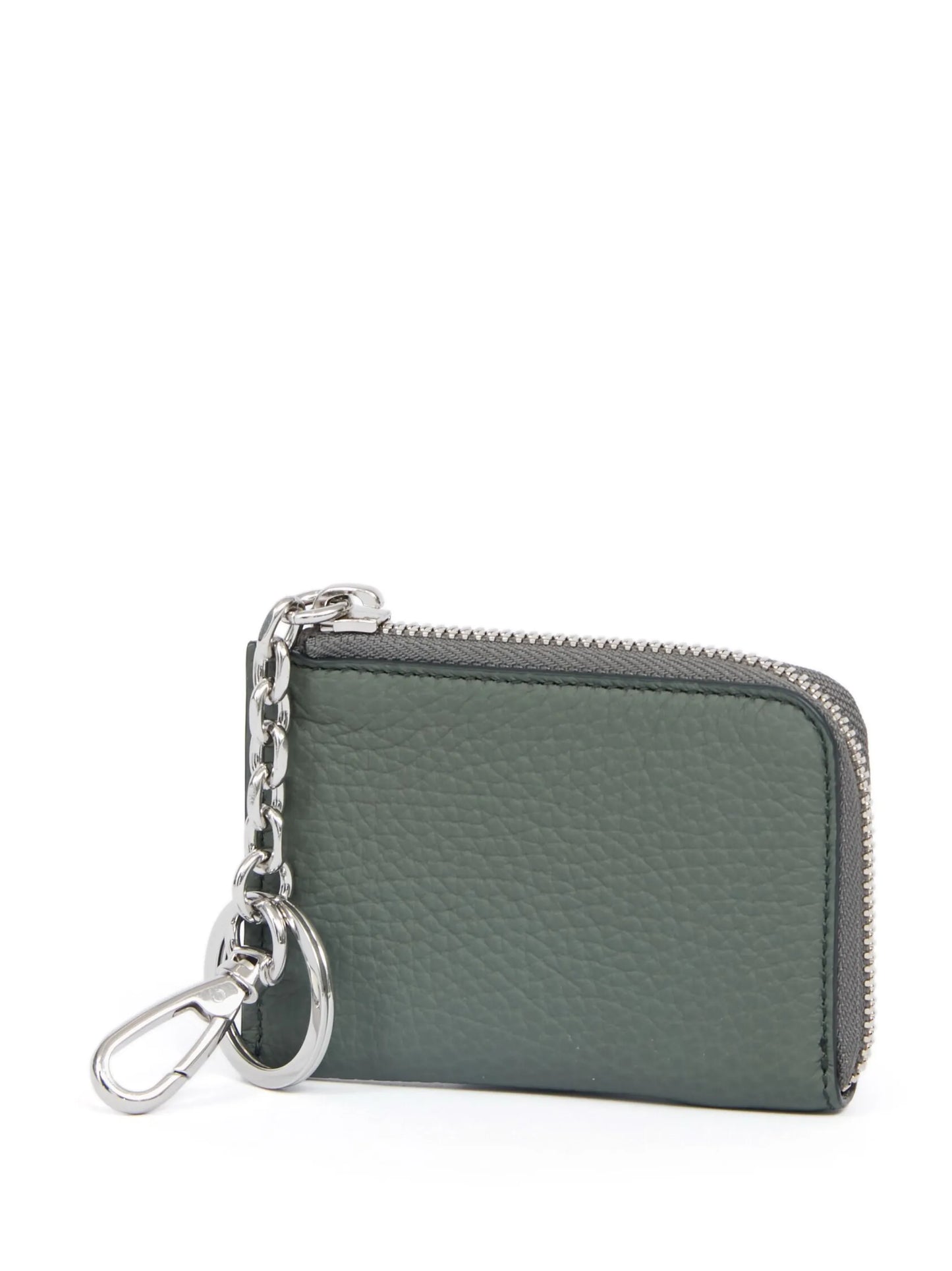 zip-around leather wallet