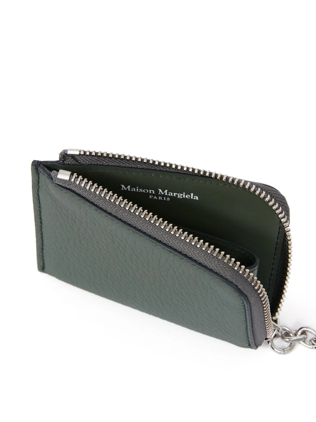 zip-around leather wallet