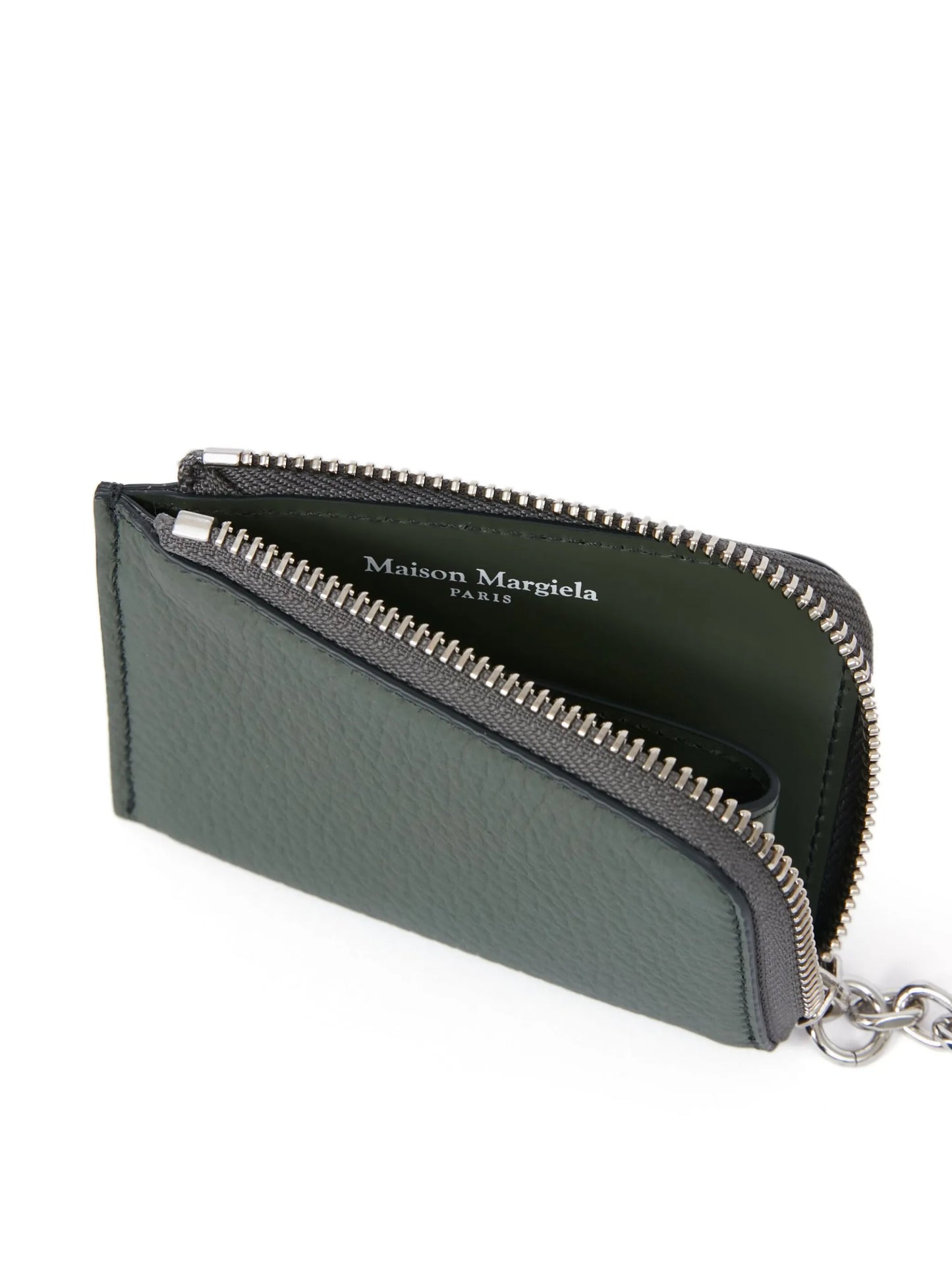 zip-around leather wallet