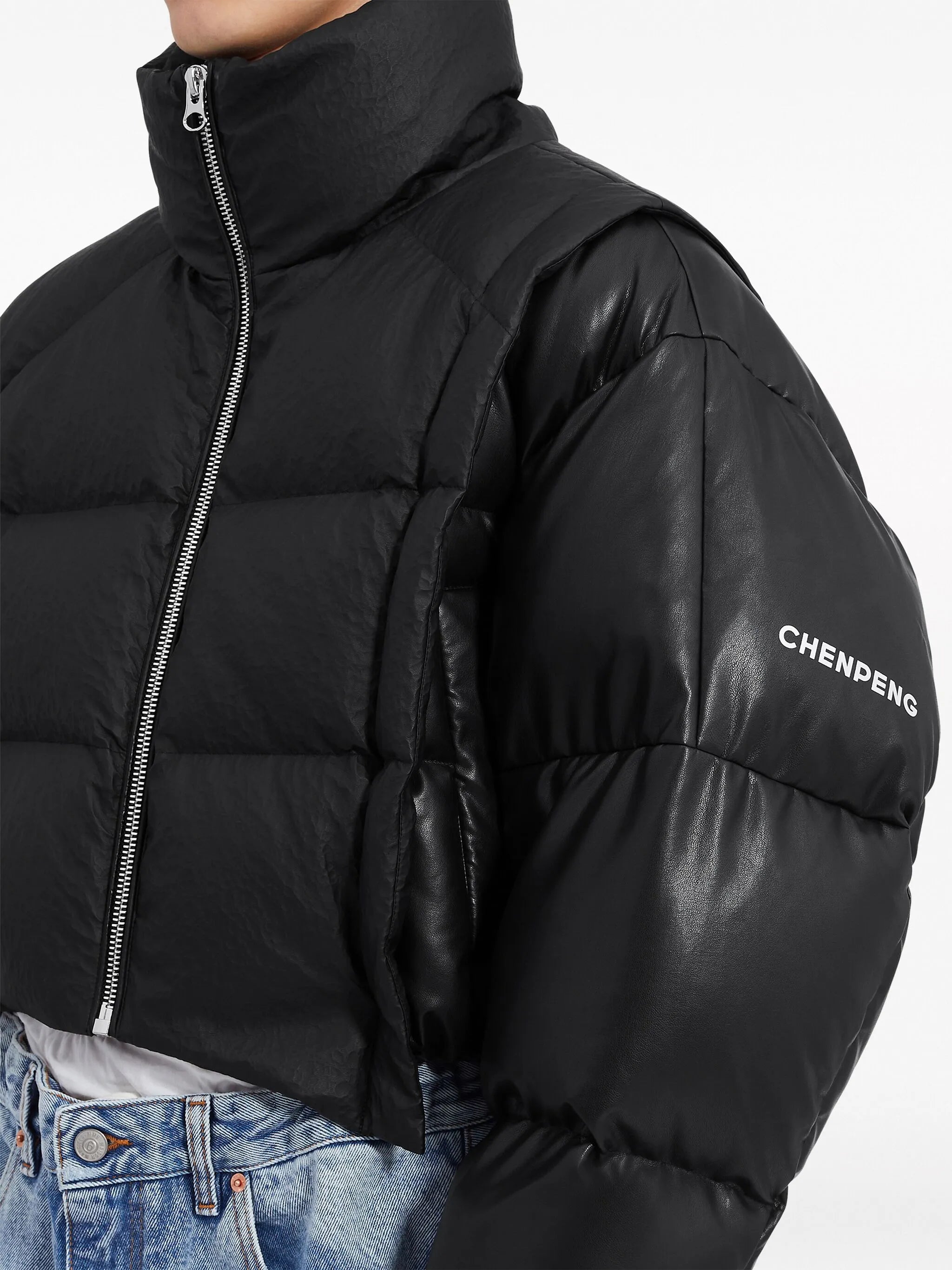 x Chen Peng cropped padded jacket