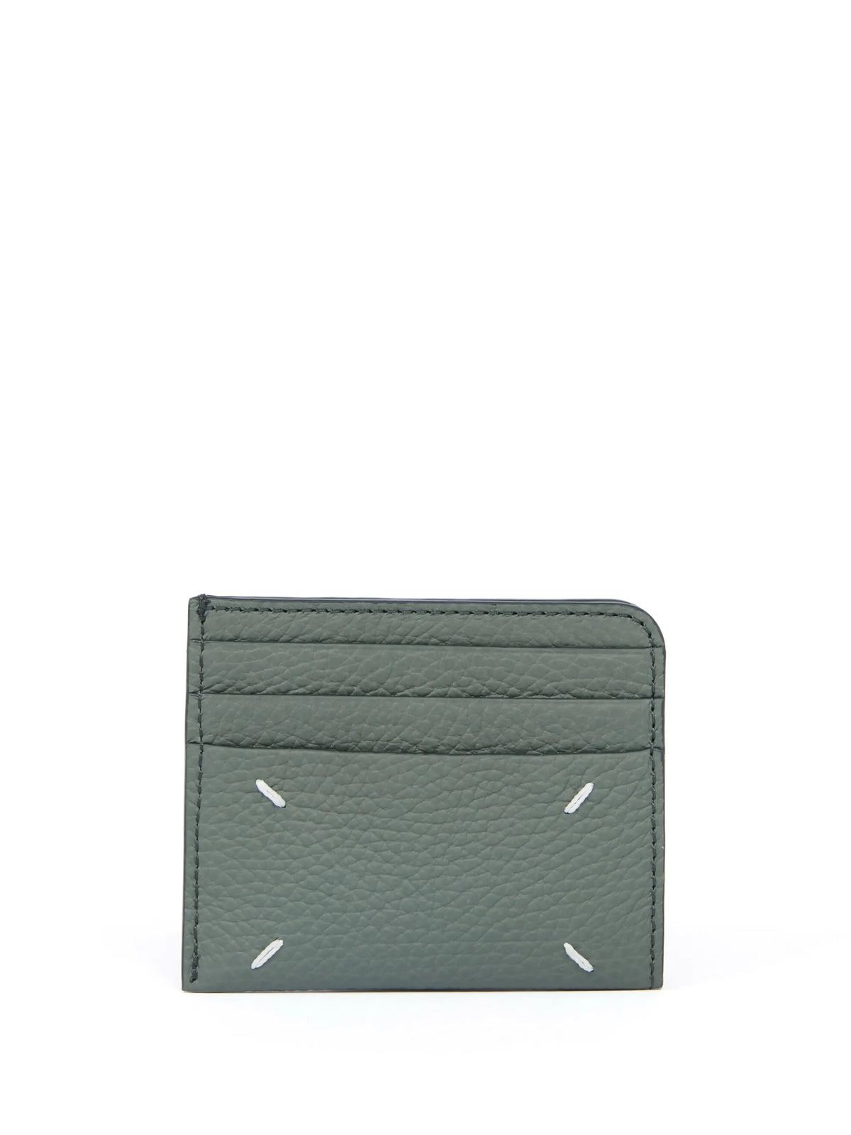 four-stitch leather card holder