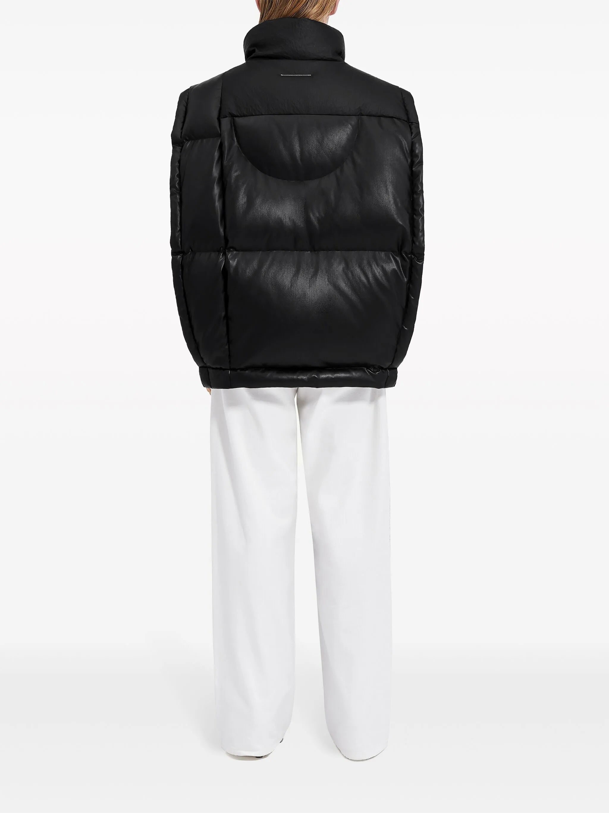 x Chen Peng numbers-logo padded gilet