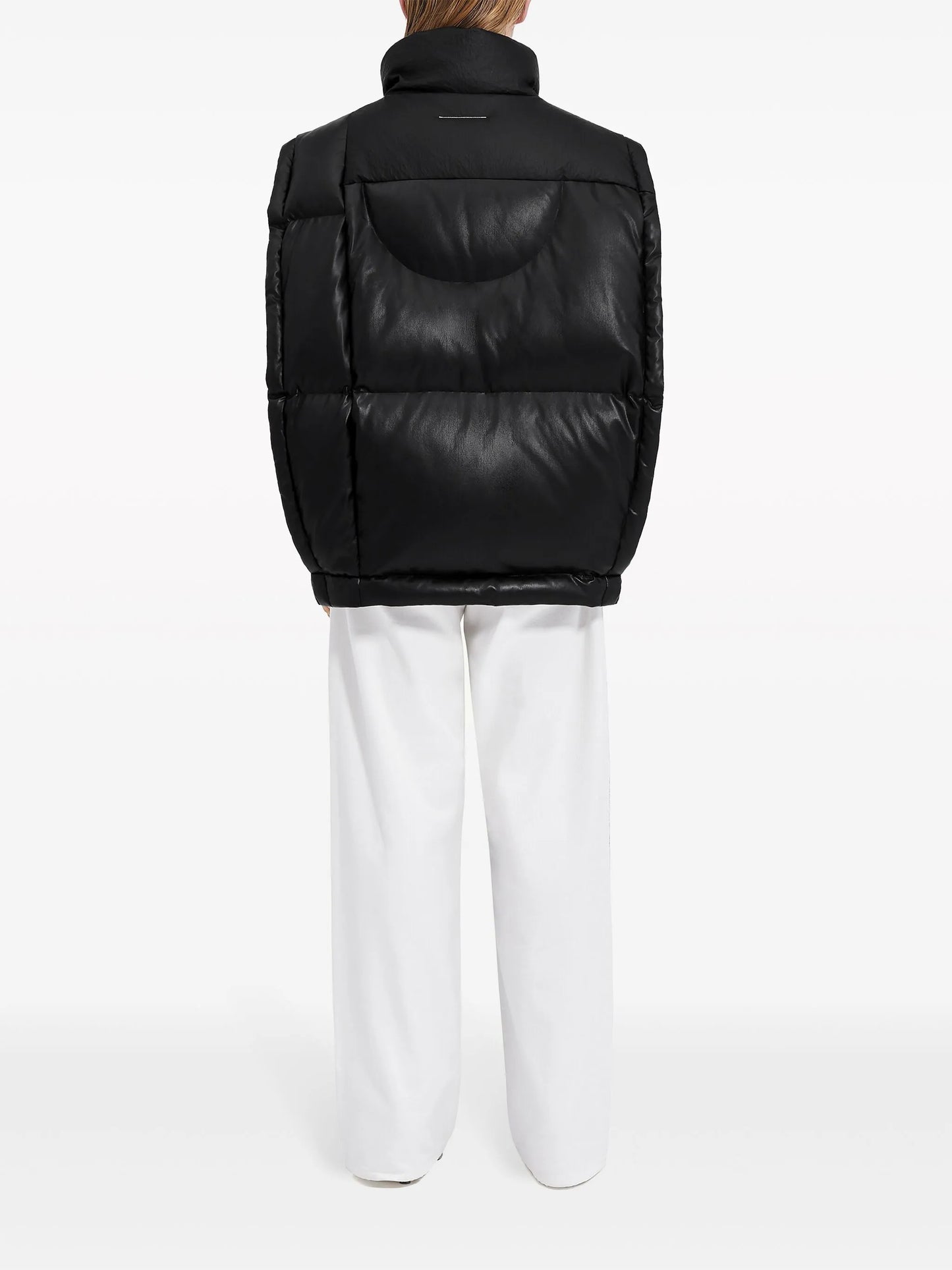x Chen Peng numbers-logo padded gilet