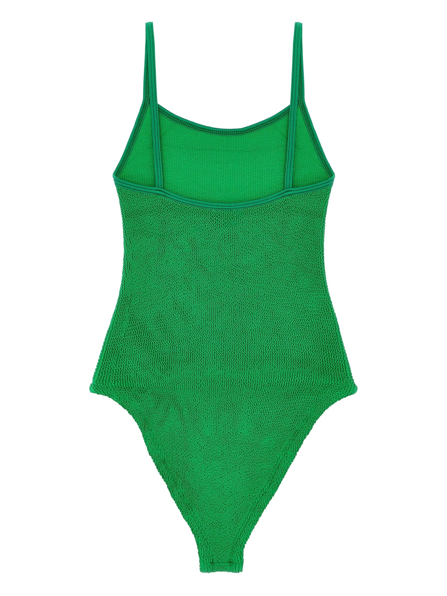 Pamela crinkled-finish swimsuit