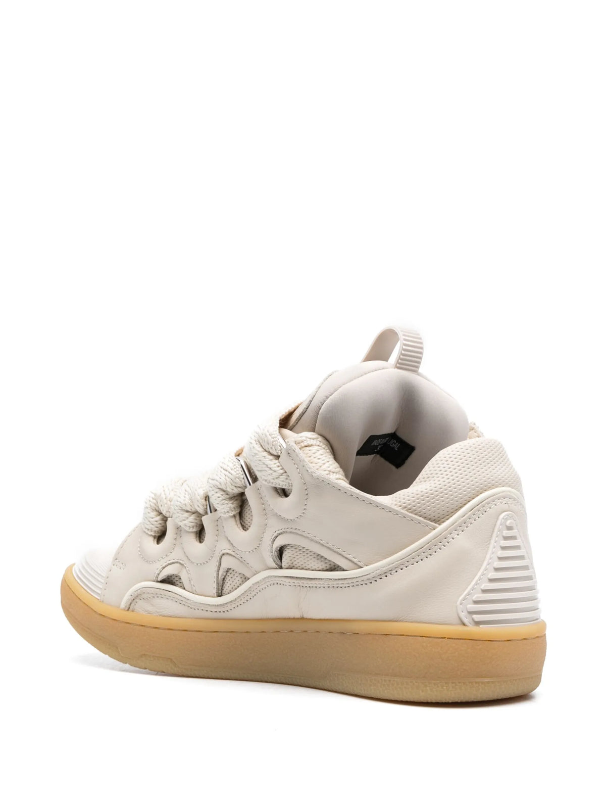 Curb leather sneakers