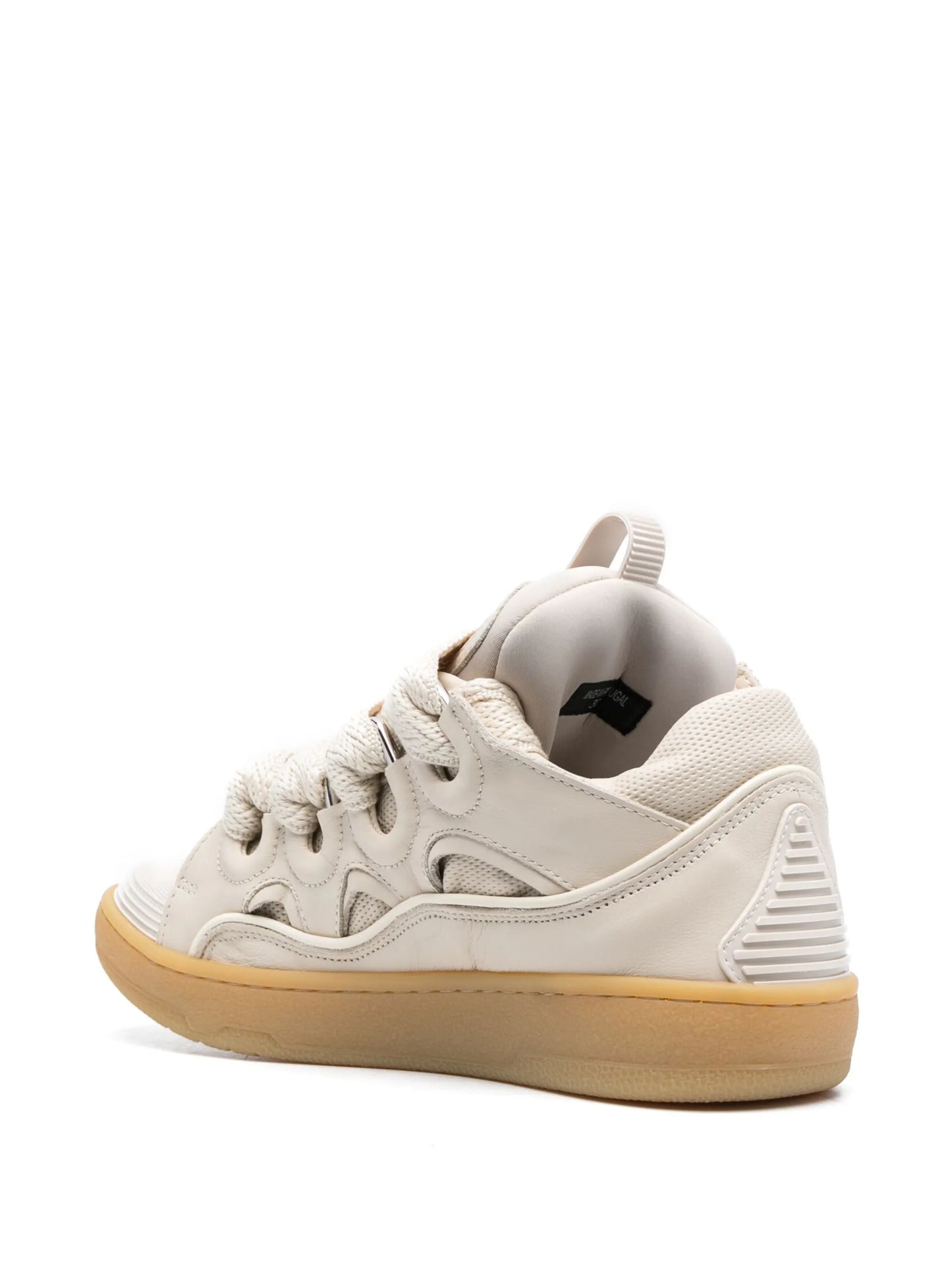 Curb leather sneakers