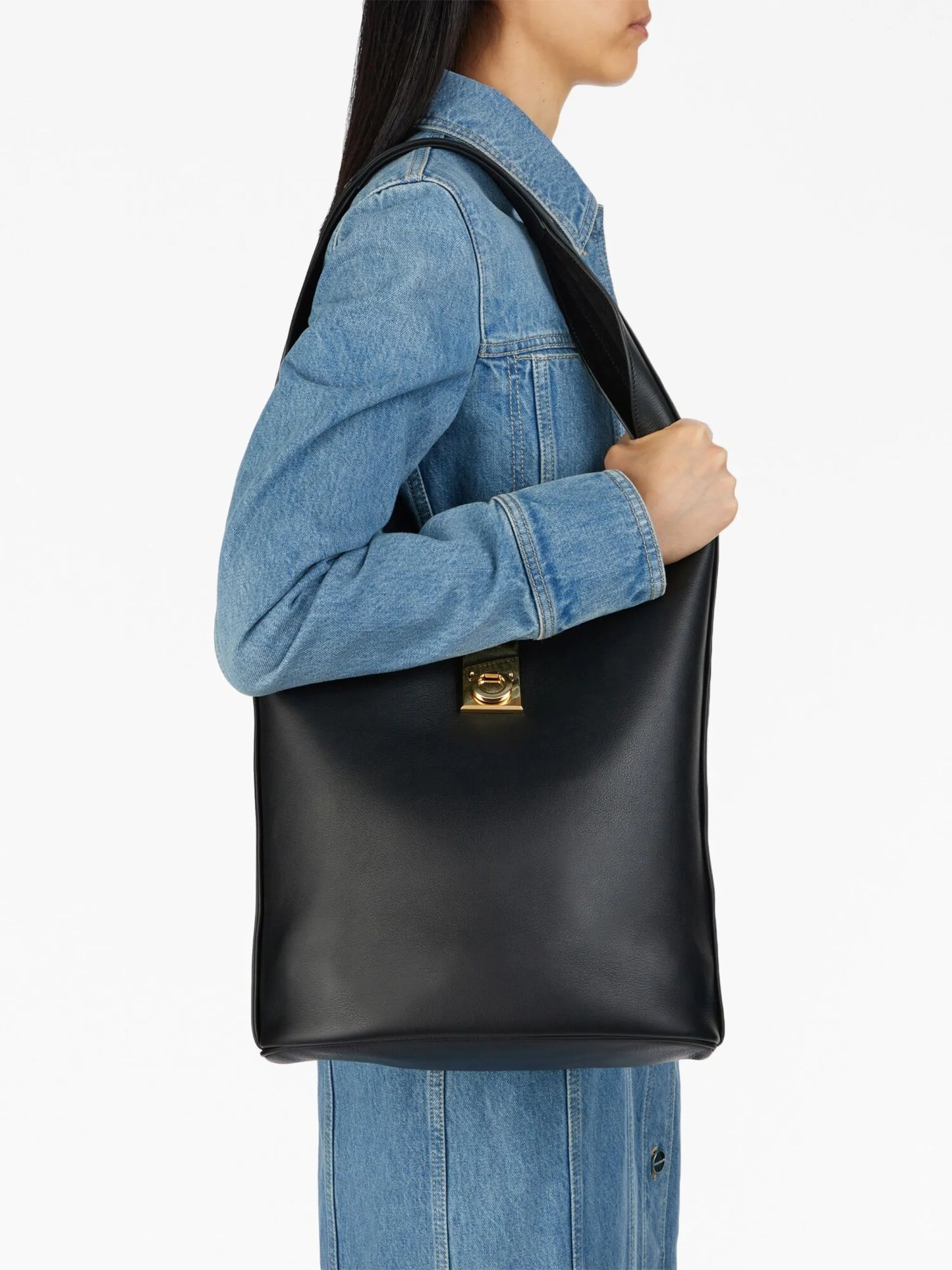large Ferragamo shoulder bag