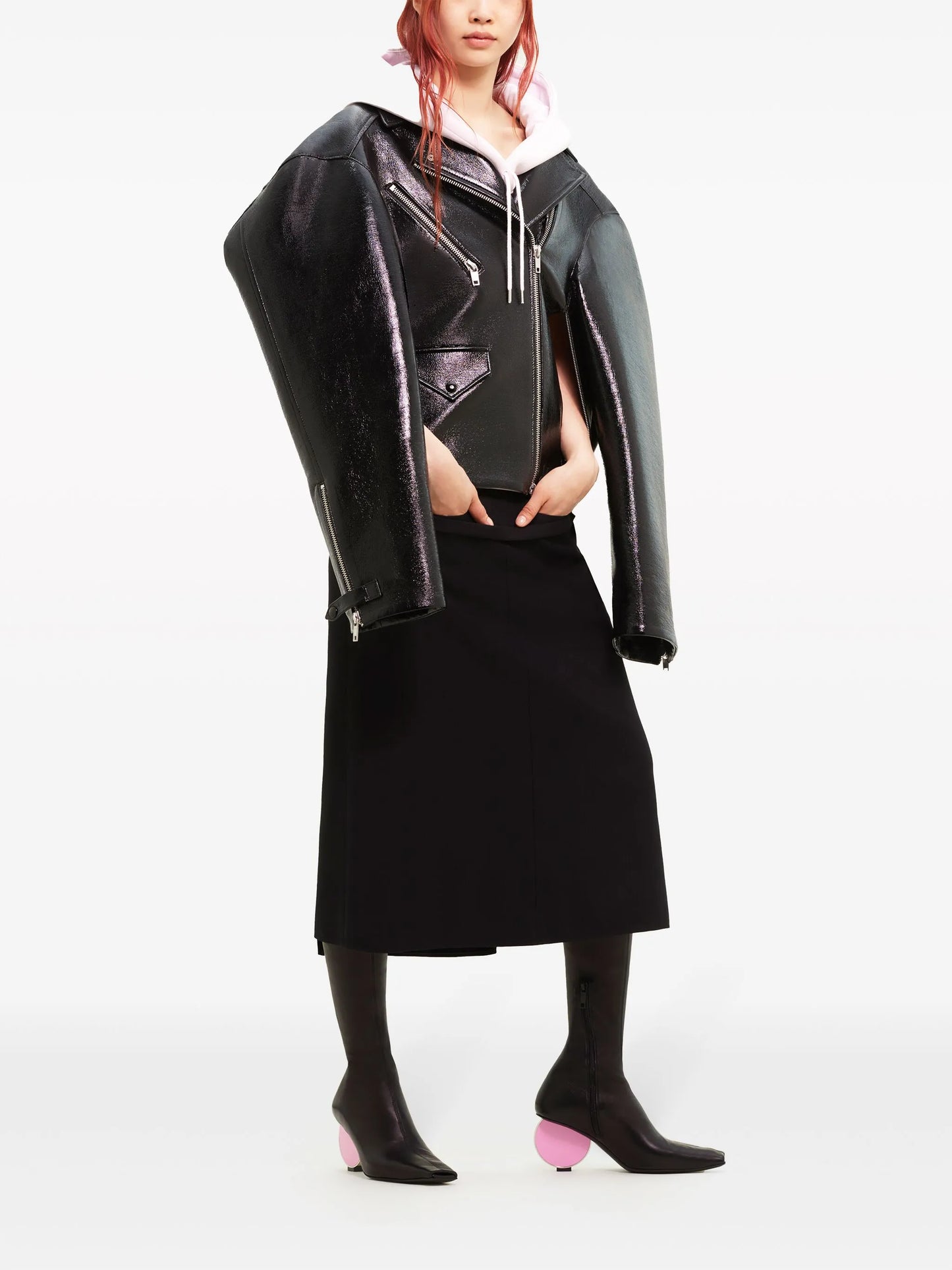 Cocoon Vinyl biker jacket