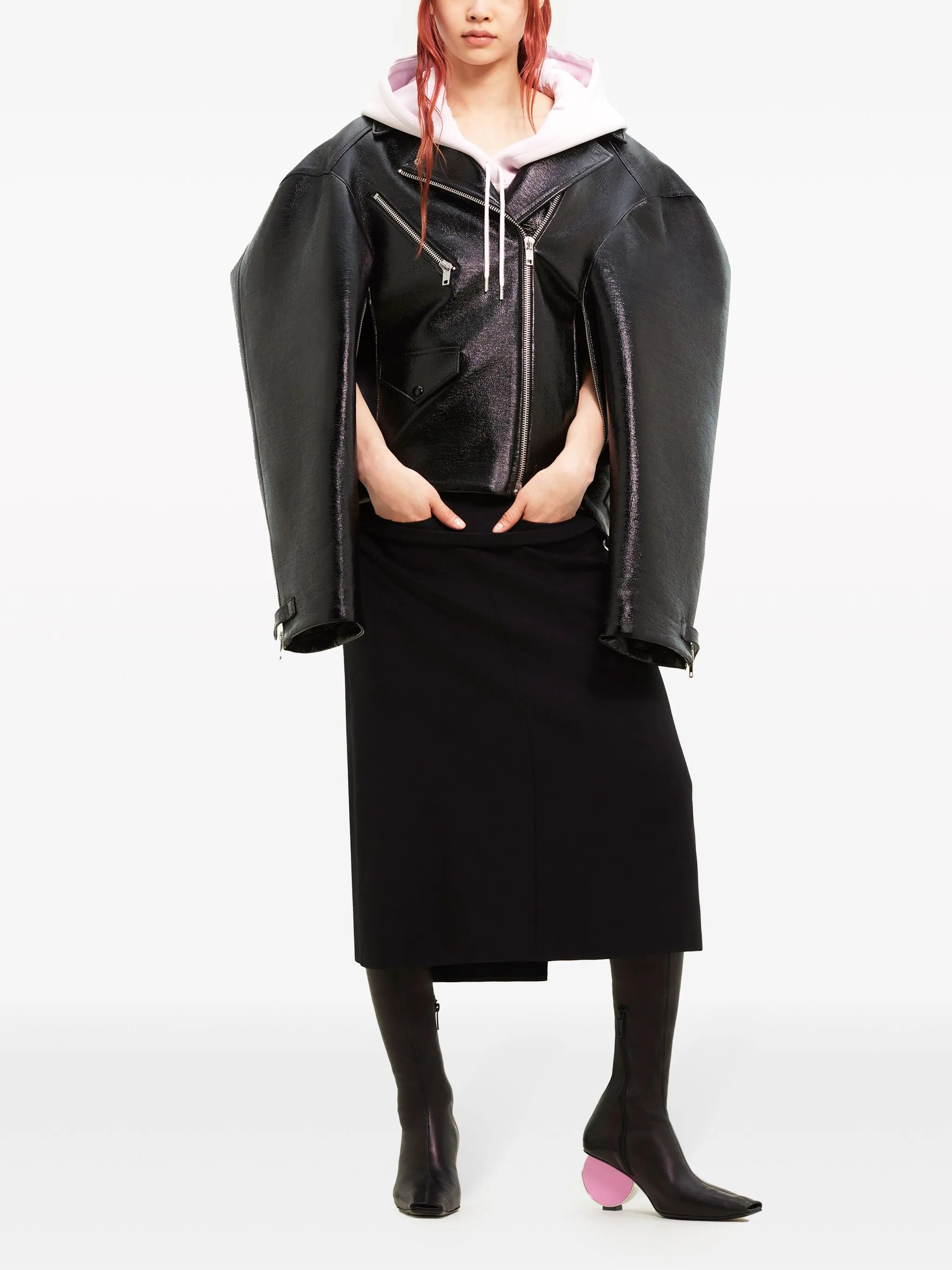 Cocoon Vinyl biker jacket