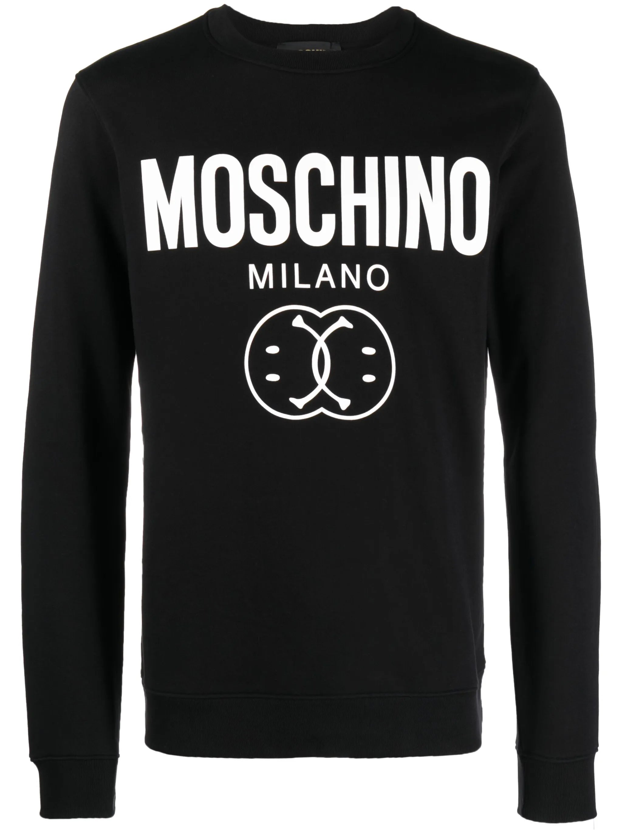 logo-print organic cotton sweatshirt
