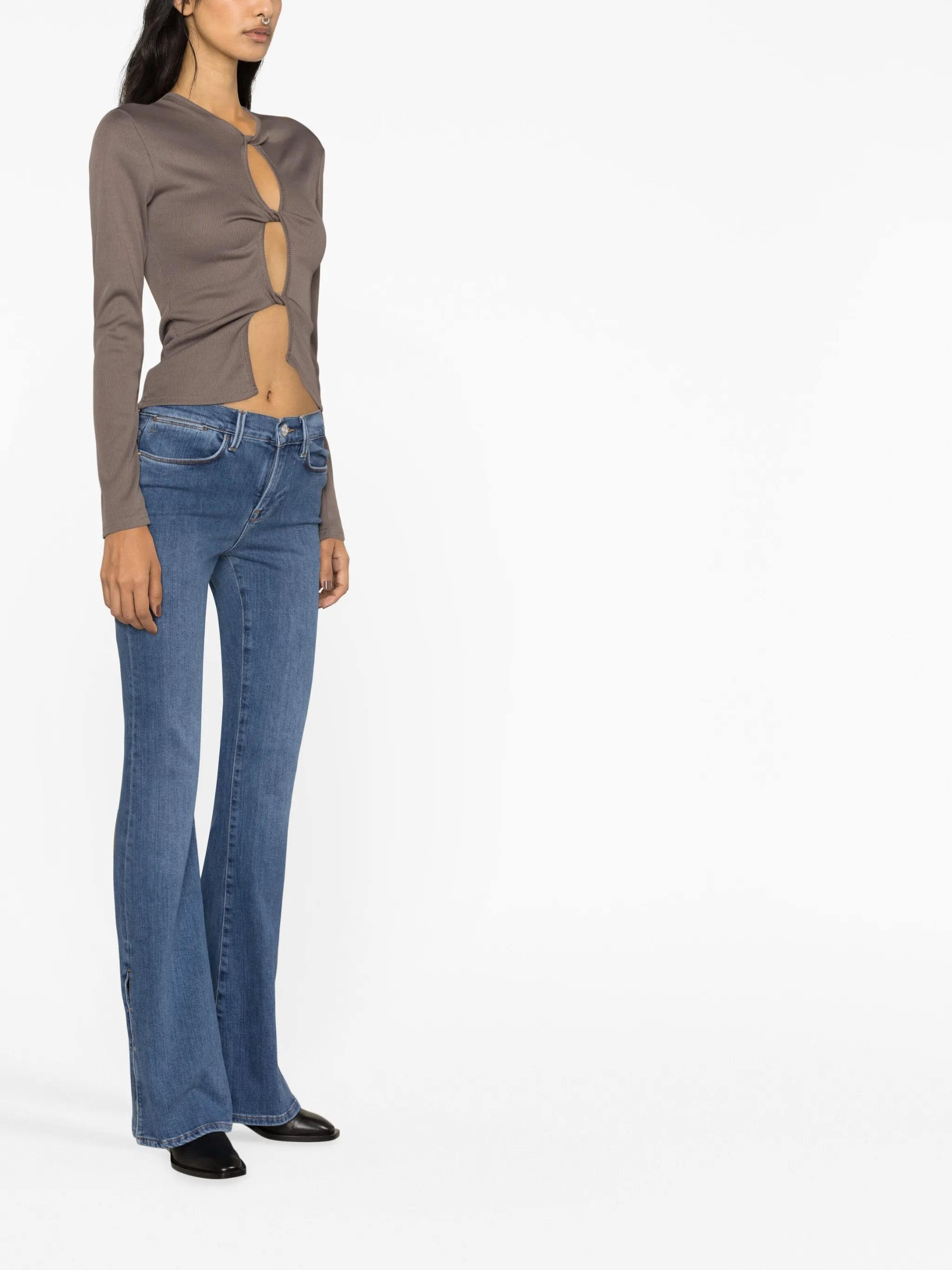 Le High flared jeans