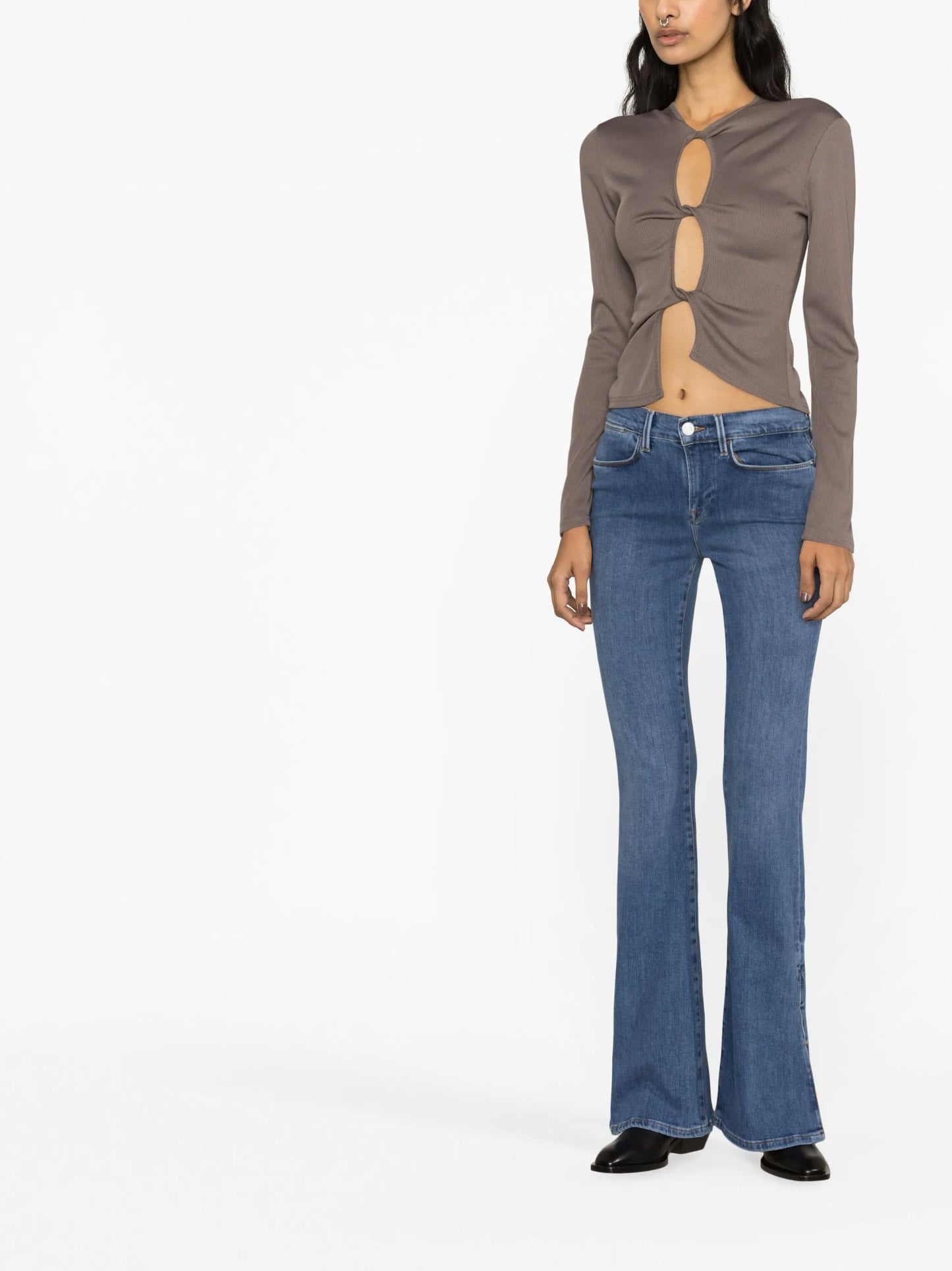 Le High flared jeans
