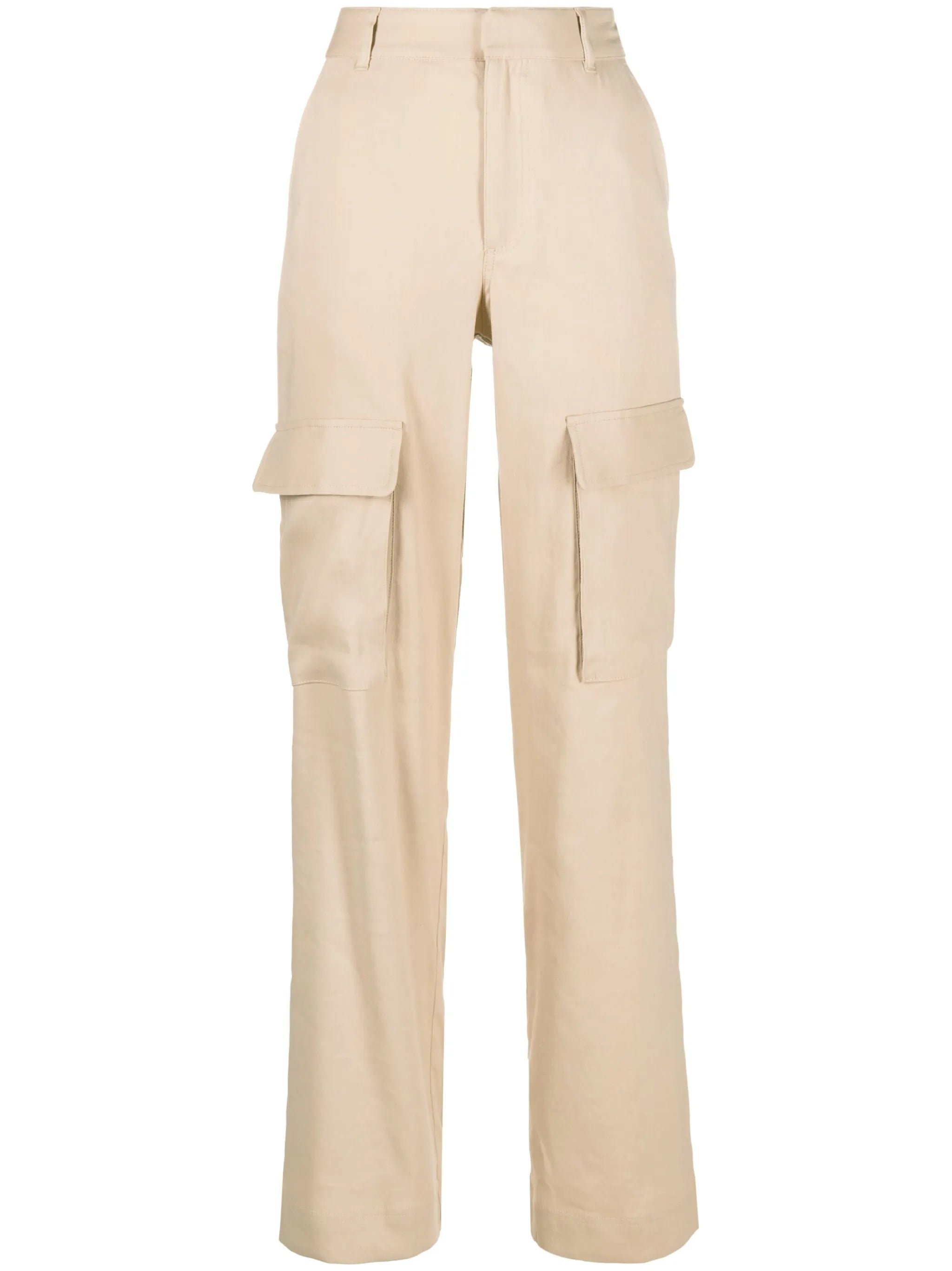 wide-leg cargo trousers
