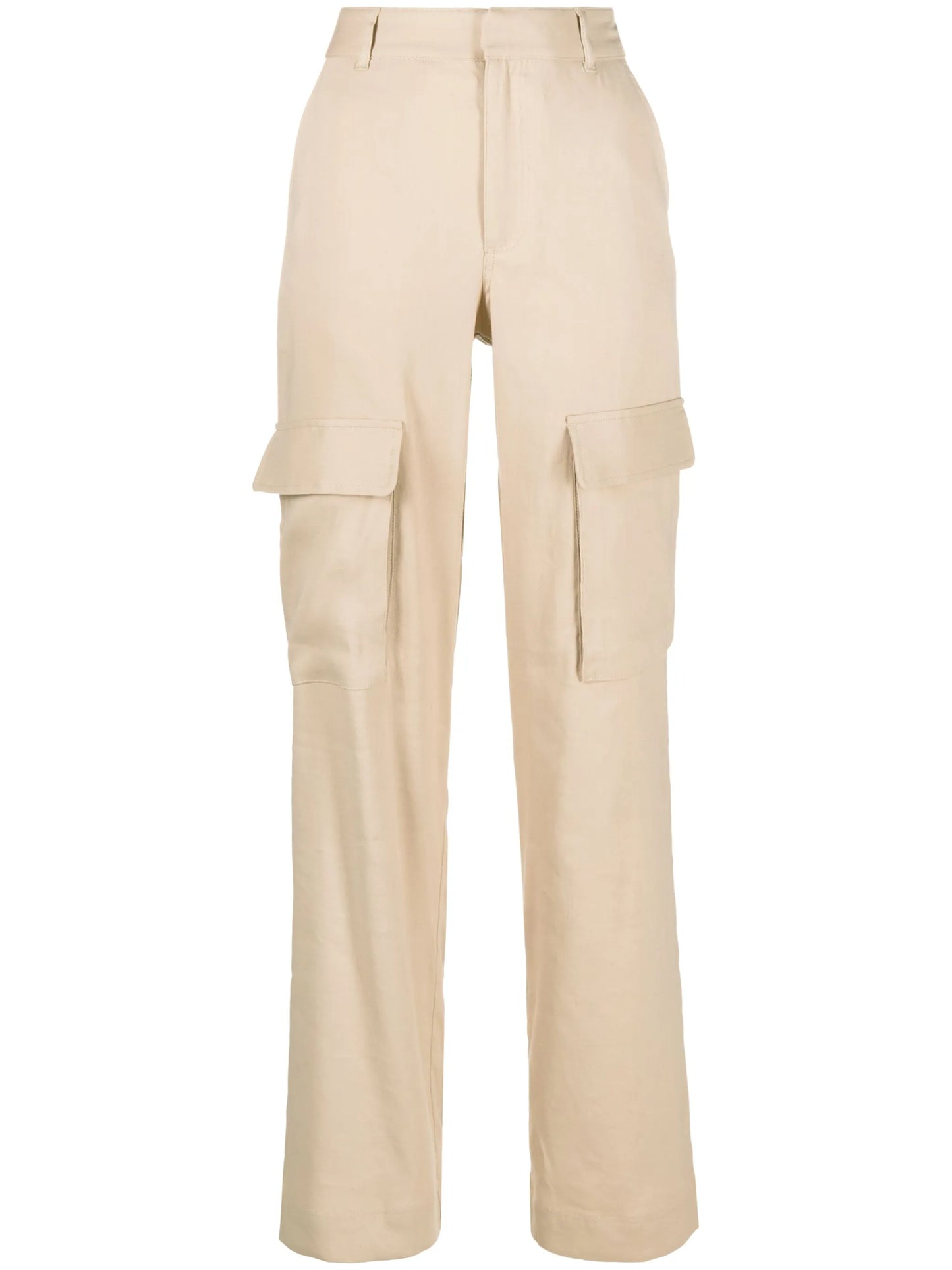 wide-leg cargo trousers