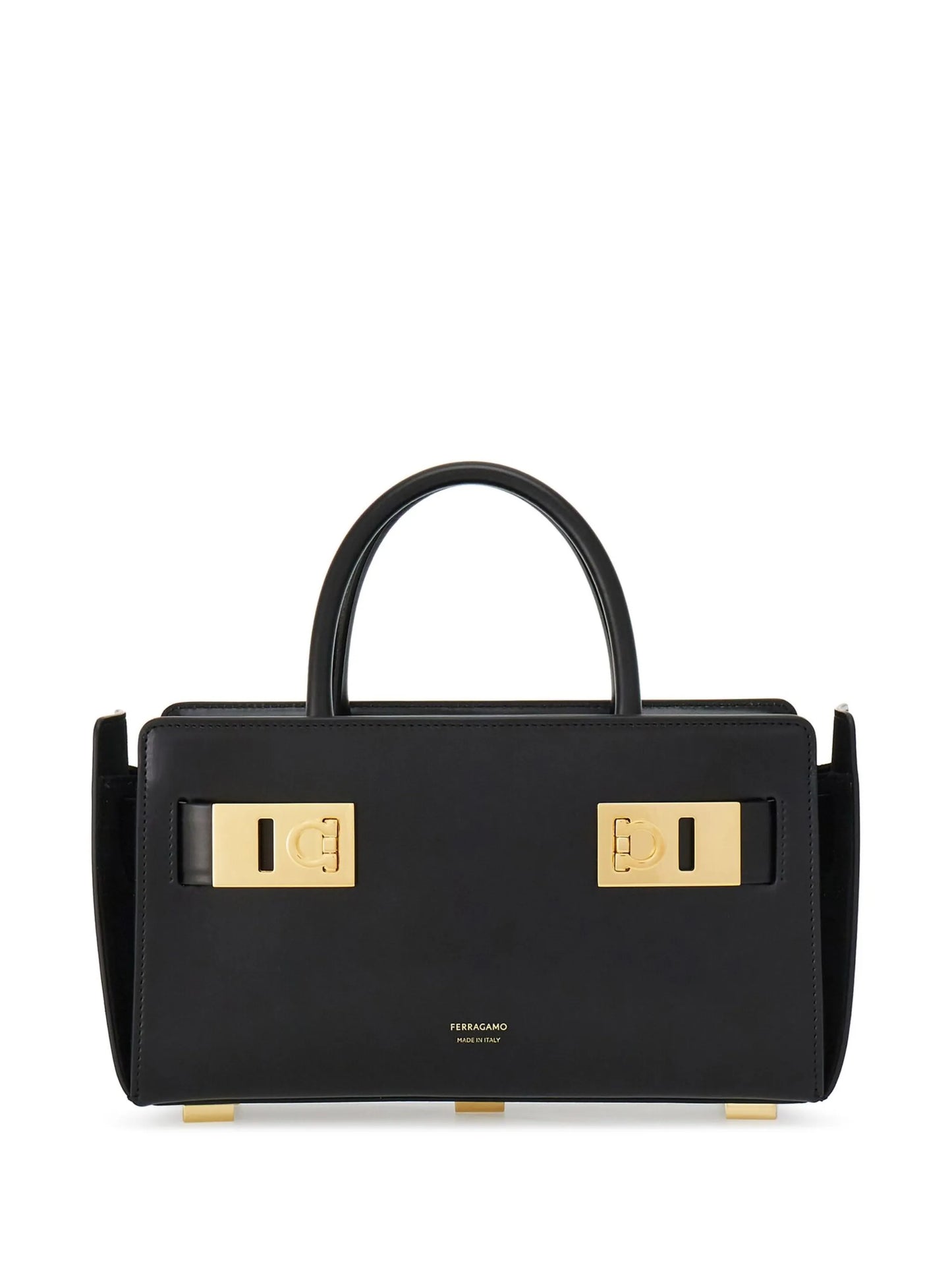 Gancini leather tote bag