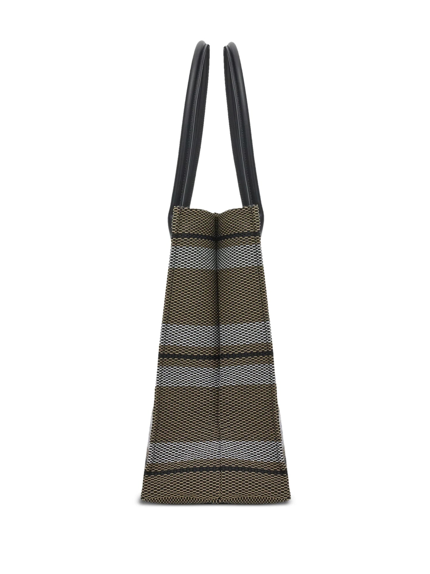 Signature (L) striped tote bag