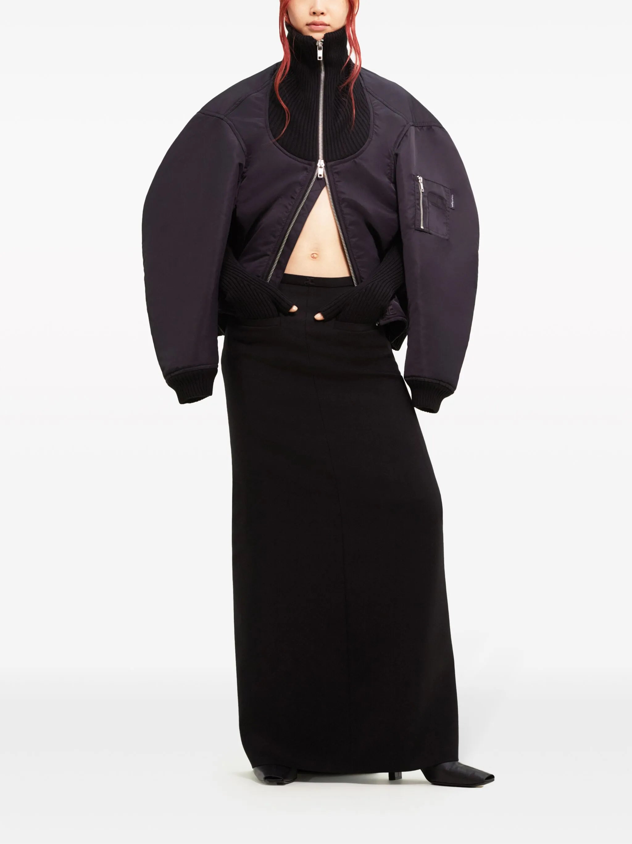 Cocoon bomber jacket